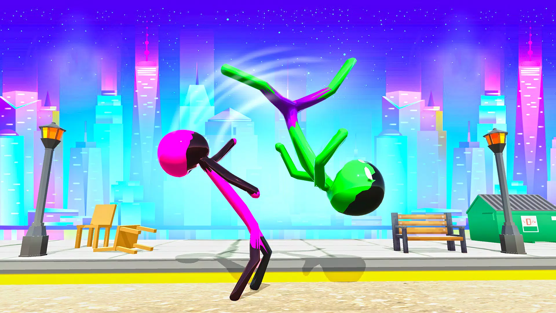 火柴人街头格斗游戏