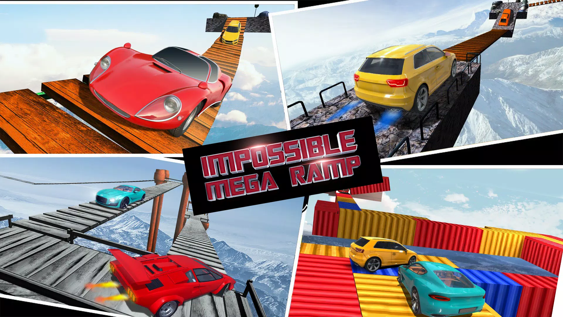 天空汽车特技和停车游戏