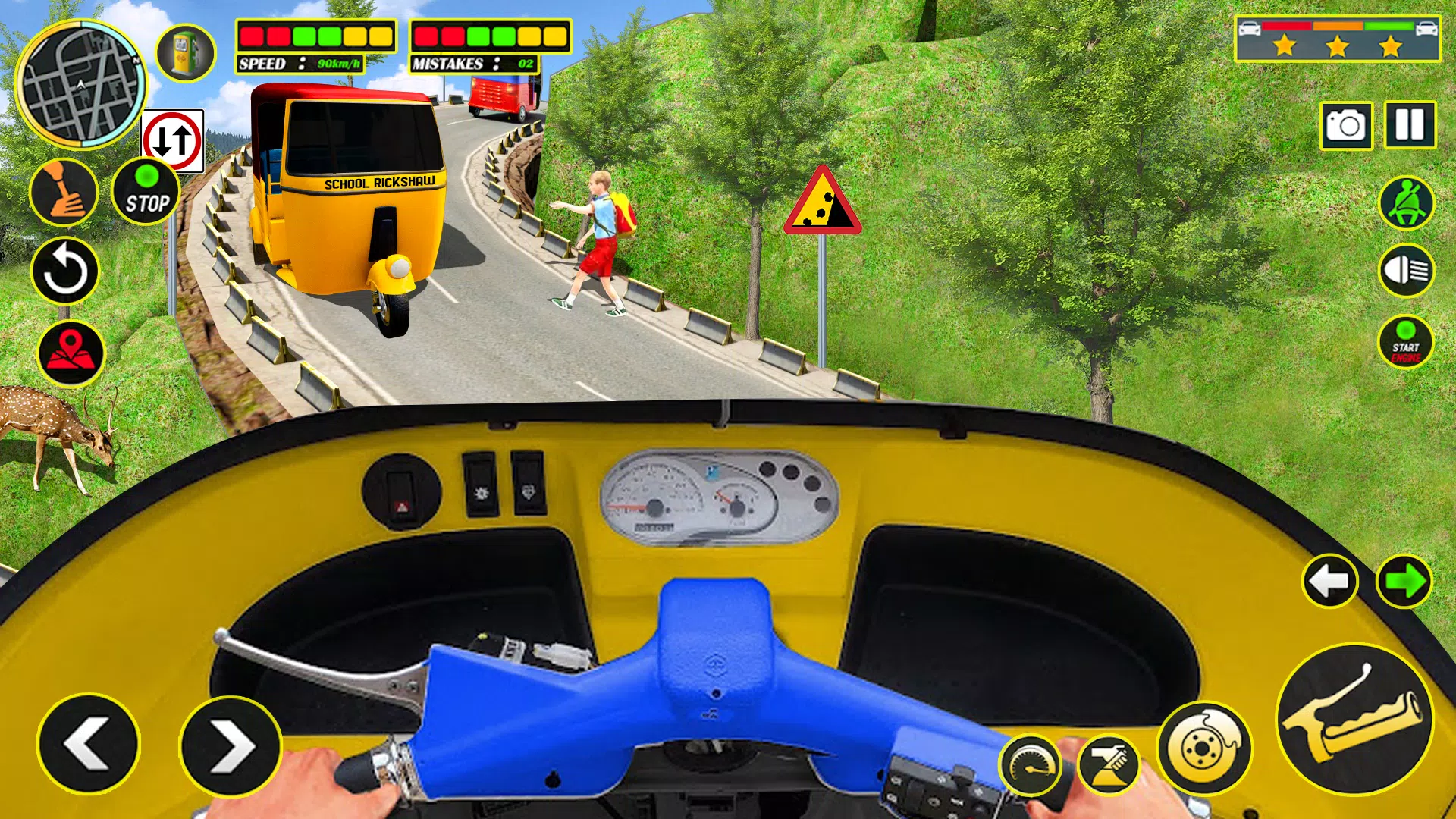 学校汽车人力车模拟器 学校汽车人力车模拟器