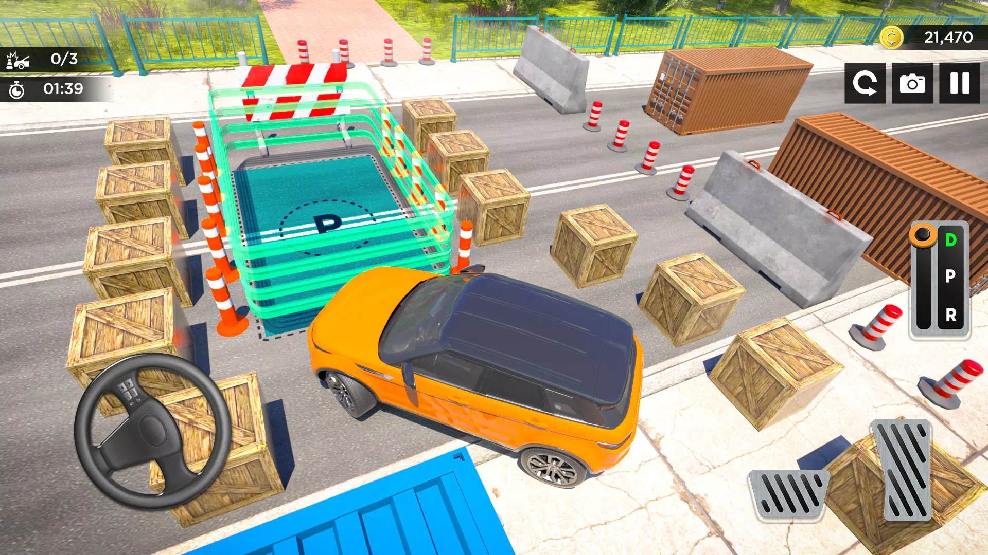 驾车停车：特技游戏