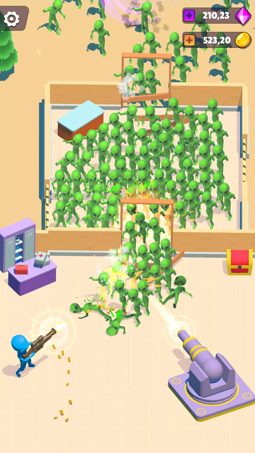 外星人入侵：枪支防御