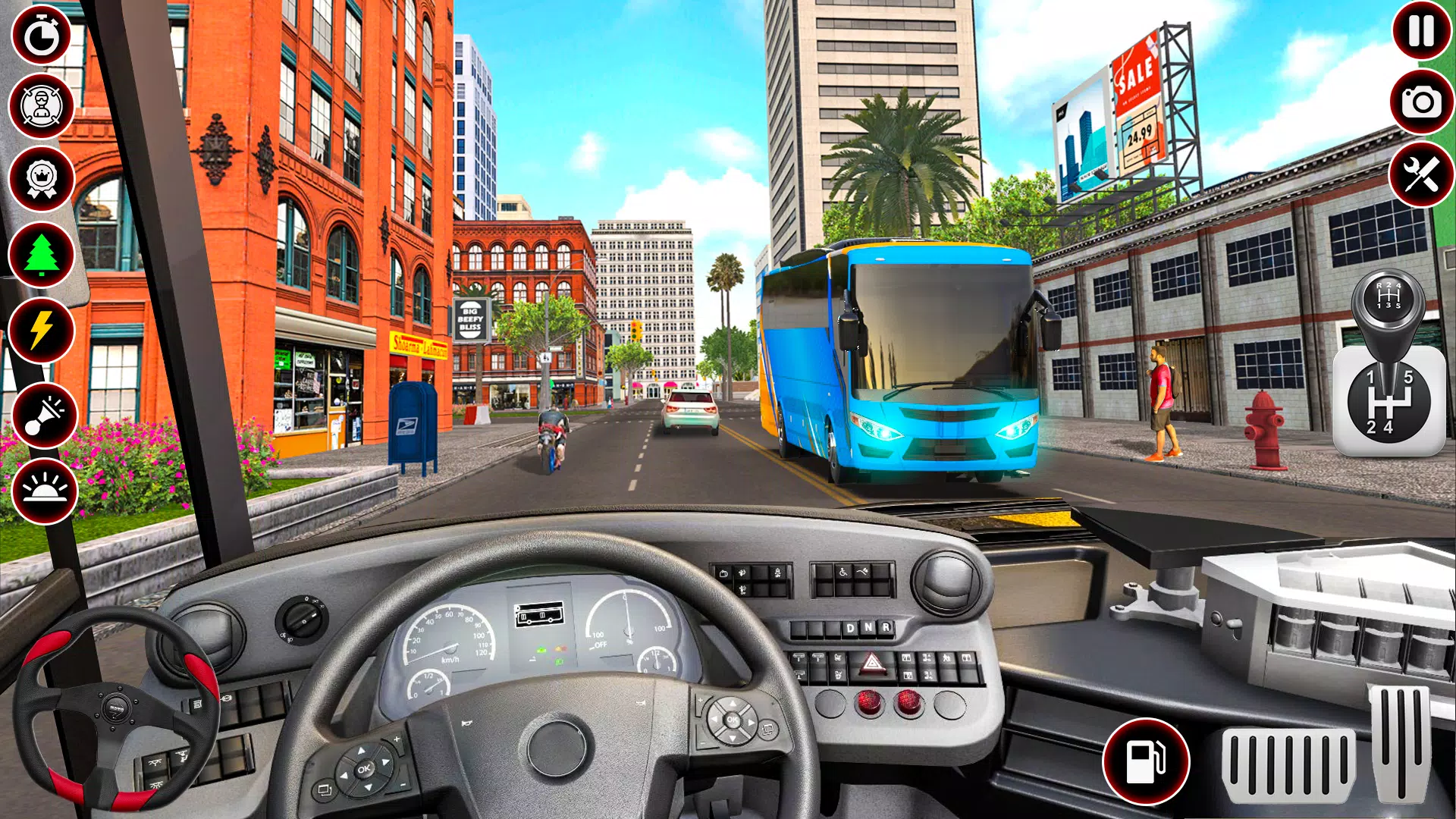 疯狂的 教练 公共汽车 模拟器 疯狂的 教练 公共汽车 模拟器