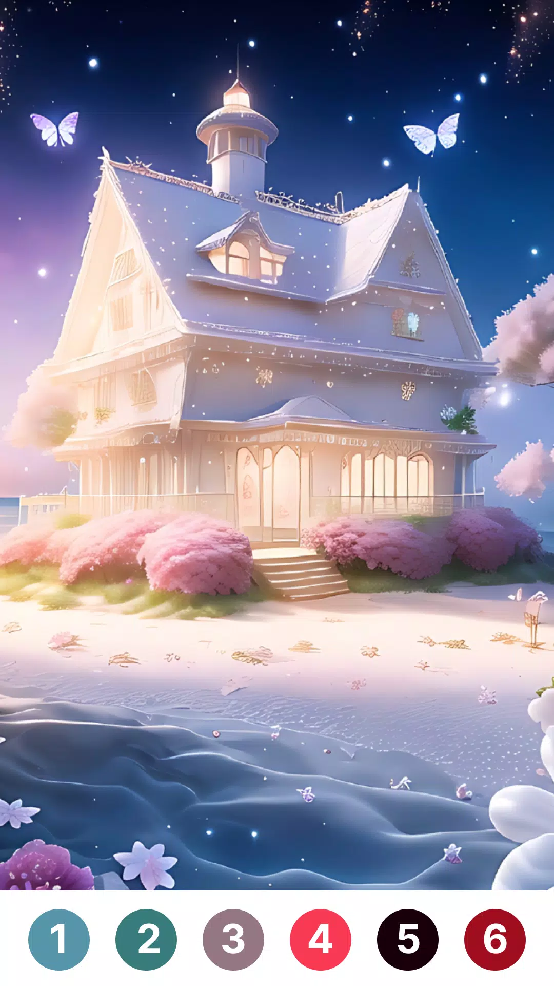 风景画:按数字着色 风景画:按数字着色