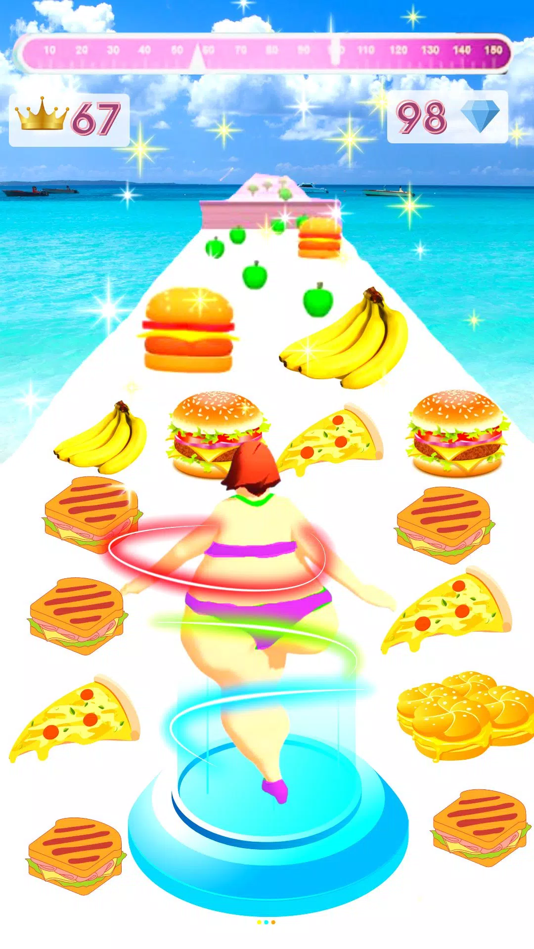 Body Race Run 3d fat 2 fit