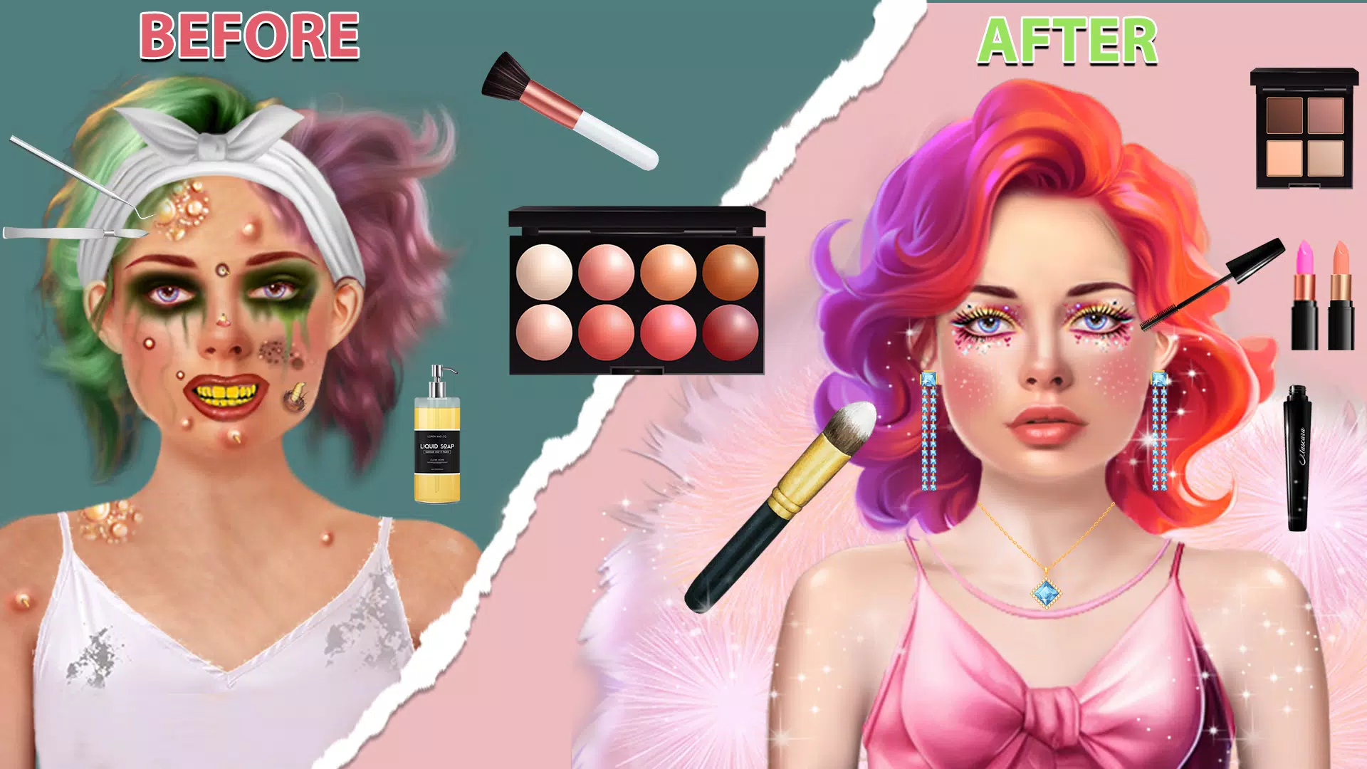 ASMR水疗化妆游戏