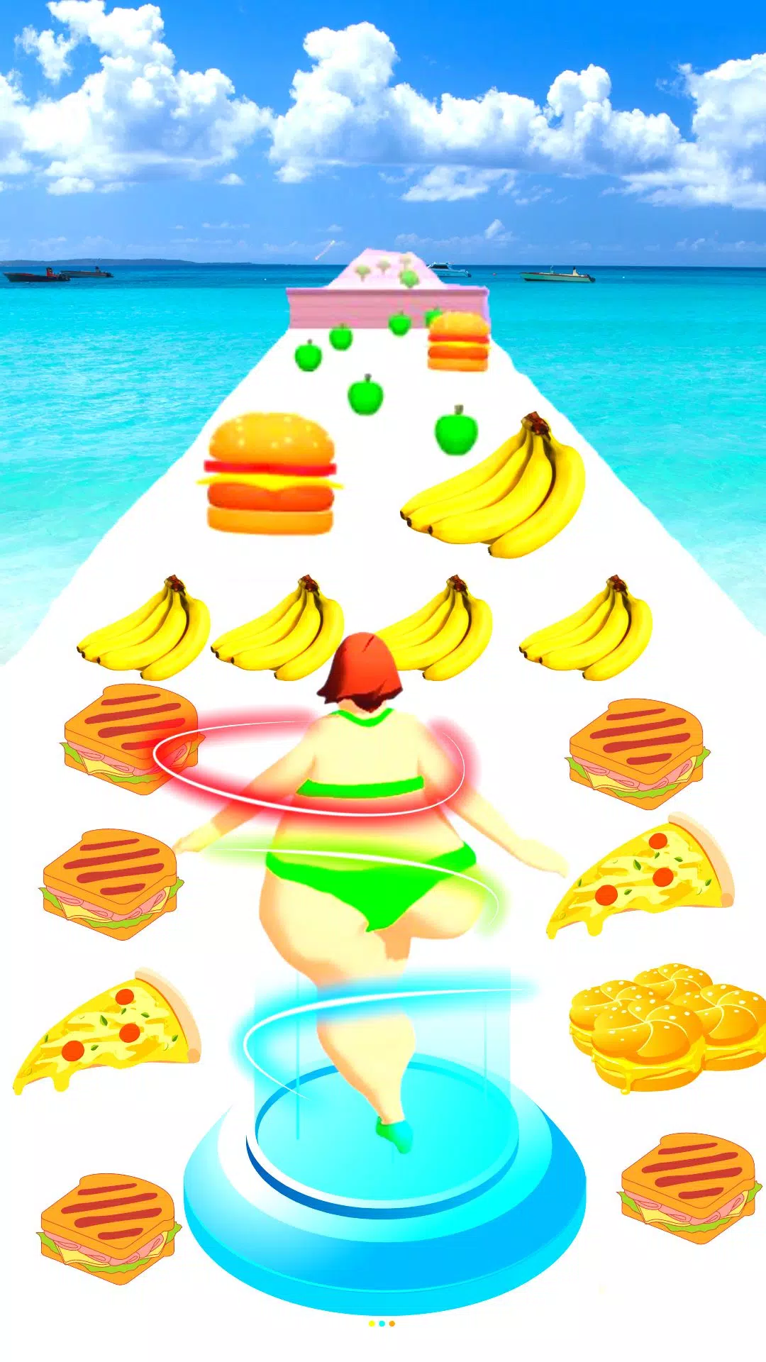 Body Race Run 3d fat 2 fit