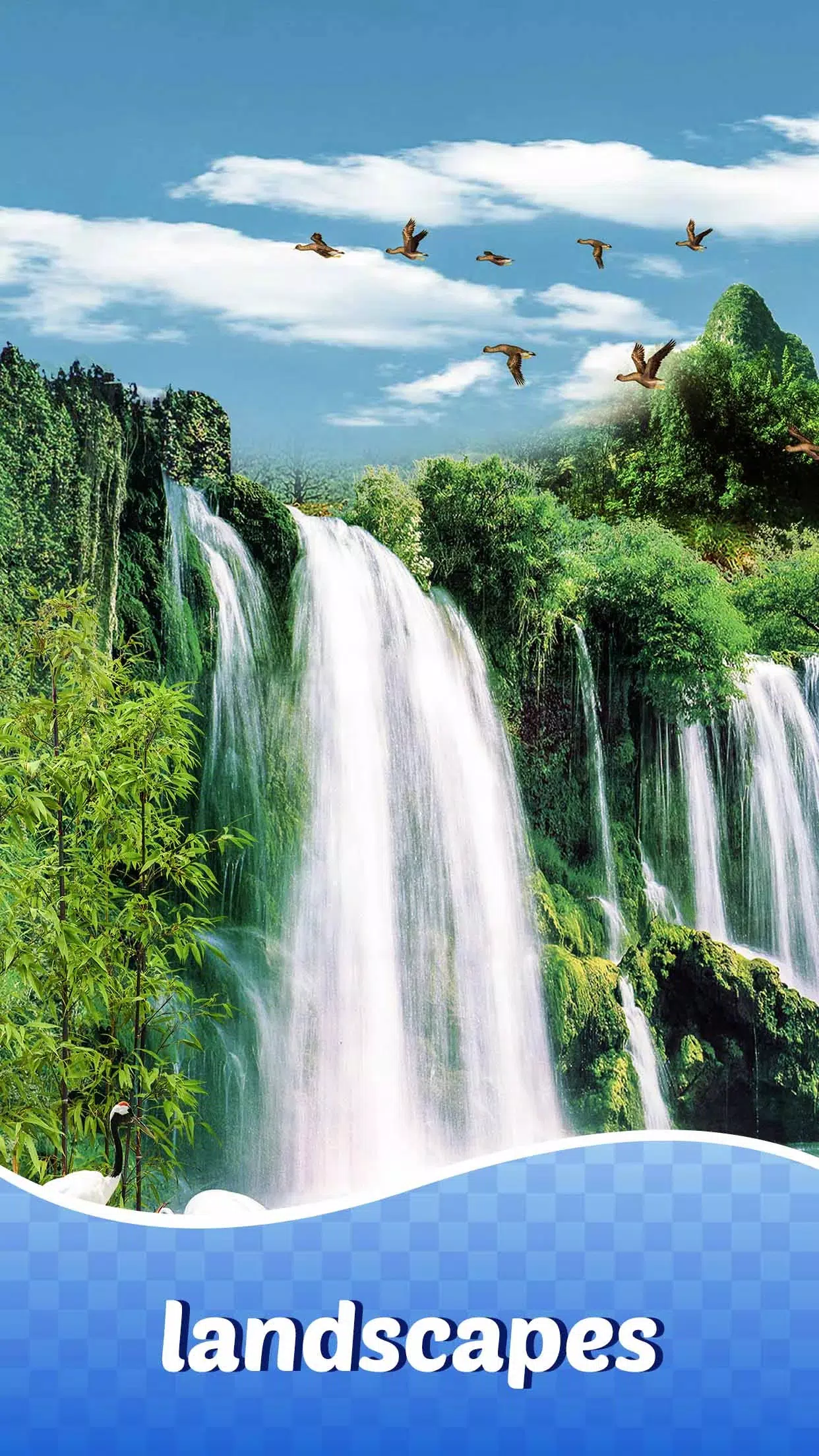 风景画:按数字着色 风景画:按数字着色