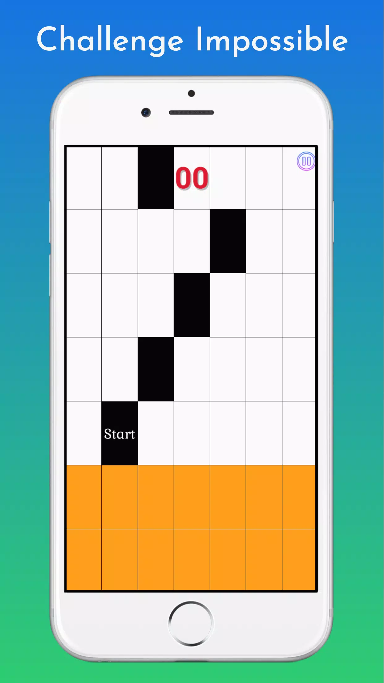 白色瓷砖:钢琴游戏 白色瓷砖:钢琴游戏