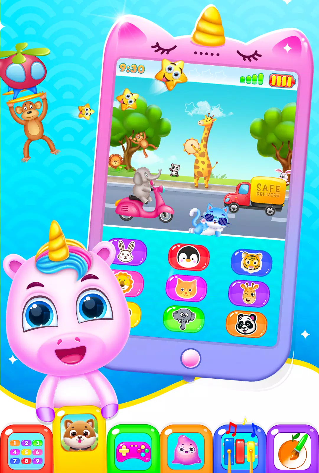 独角兽学龄前儿童手机 独角兽学龄前儿童手机