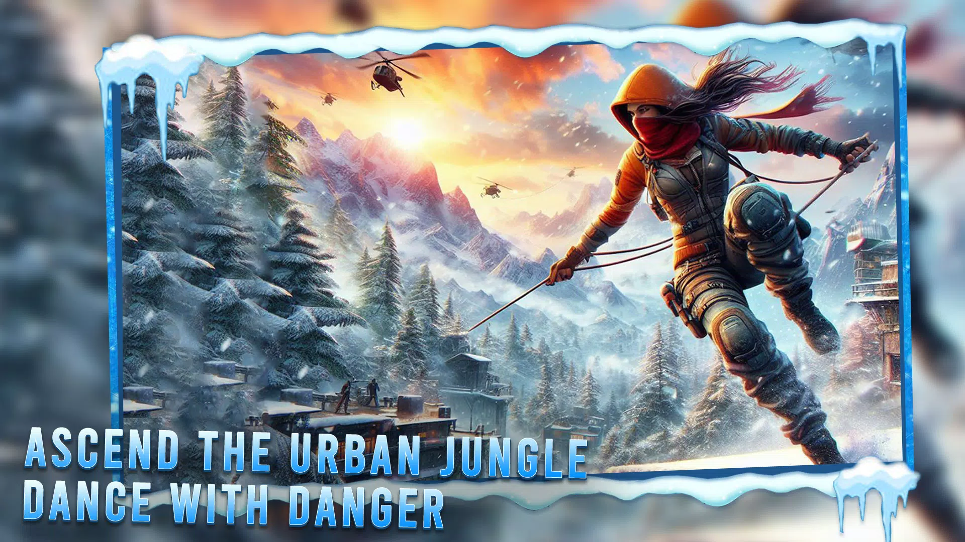 向上 向下：跑酷屋顶