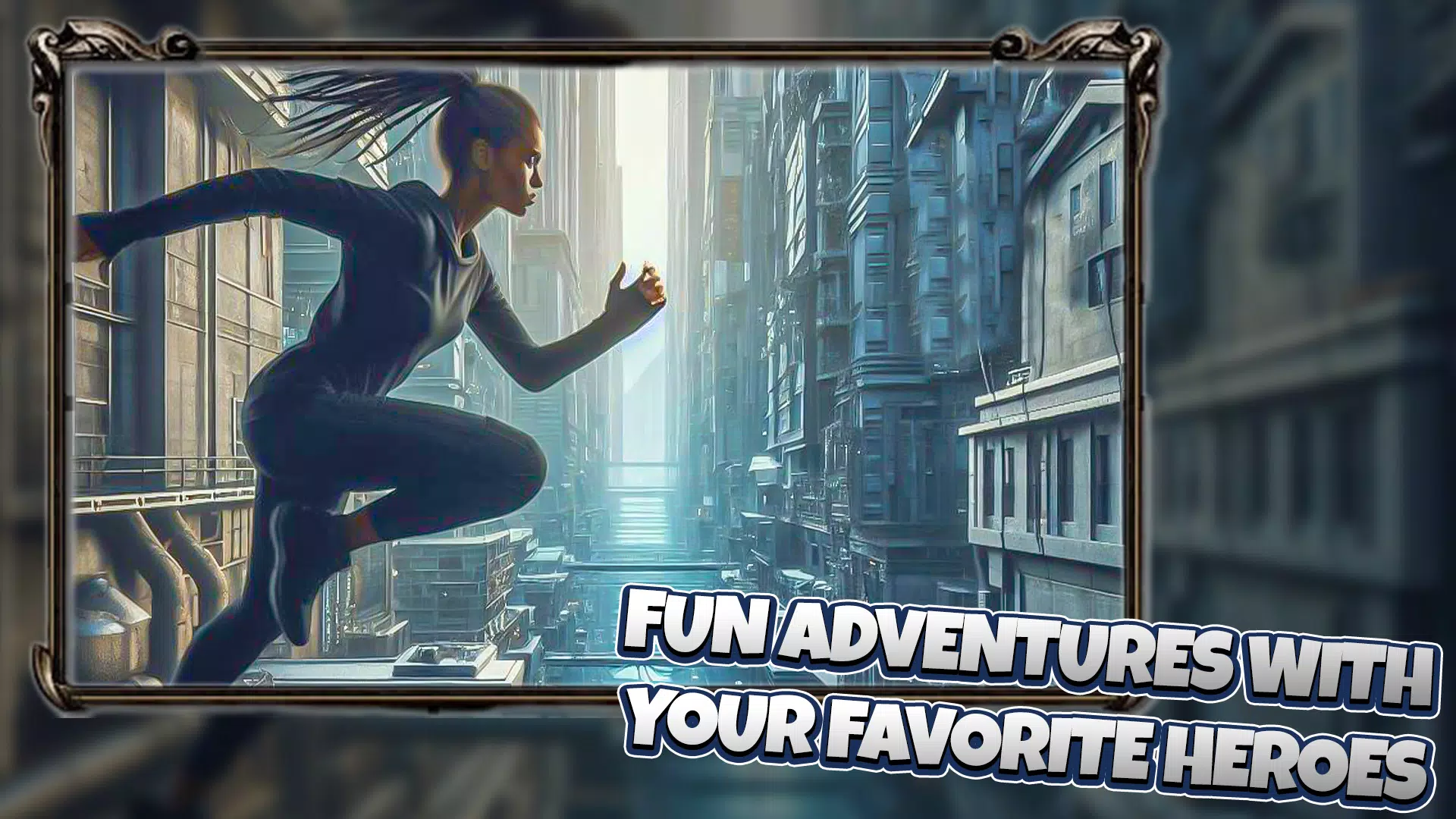 向上 向下：跑酷屋顶