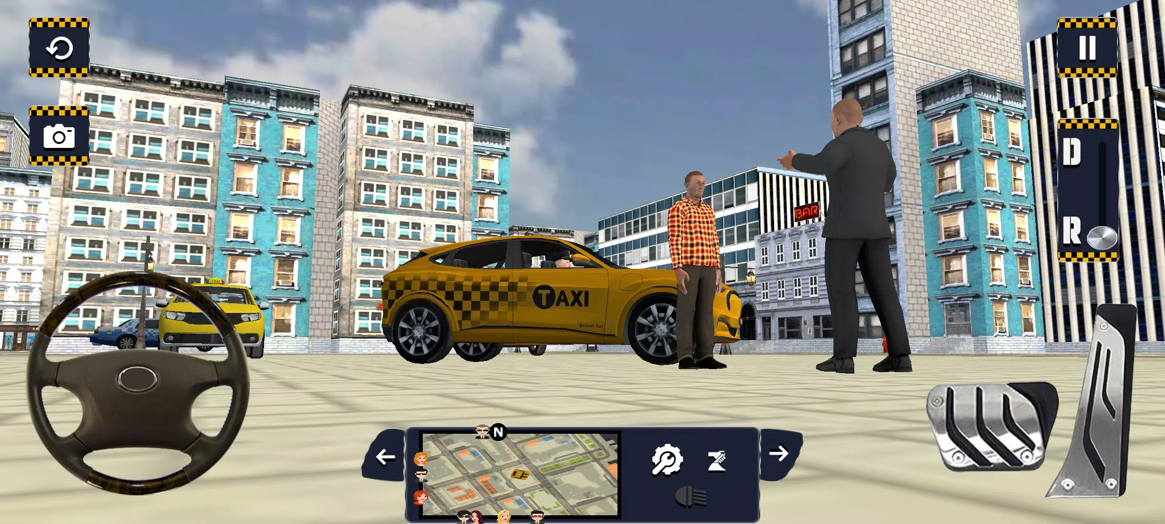 真正的出租车模拟器出租车游戏