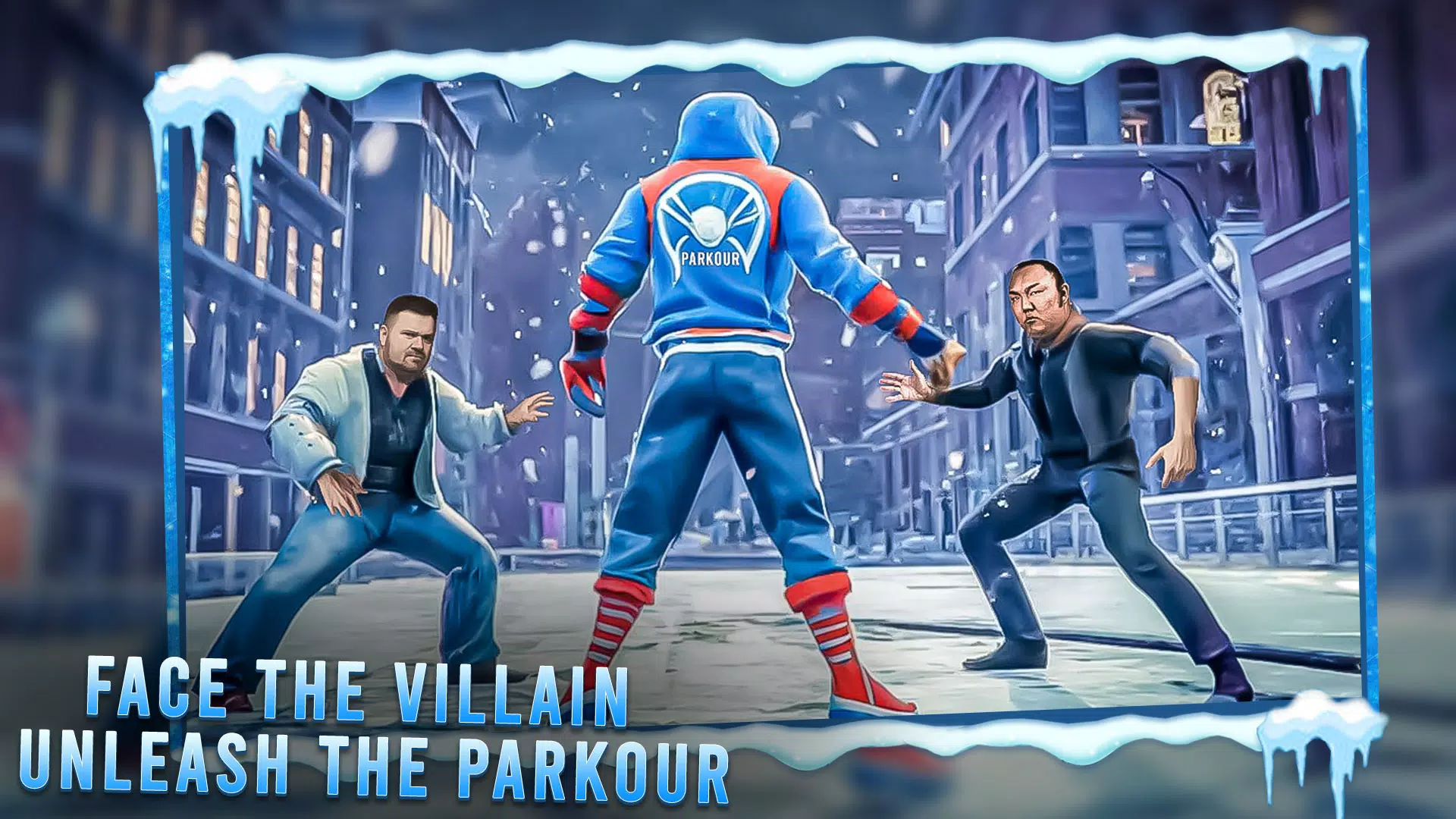 向上 向下：跑酷屋顶