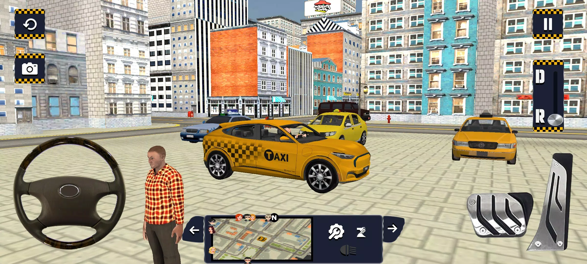 真正的出租车模拟器出租车游戏