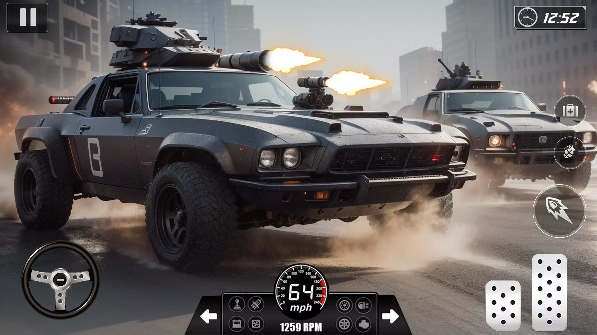 汽车射击赛车游戏