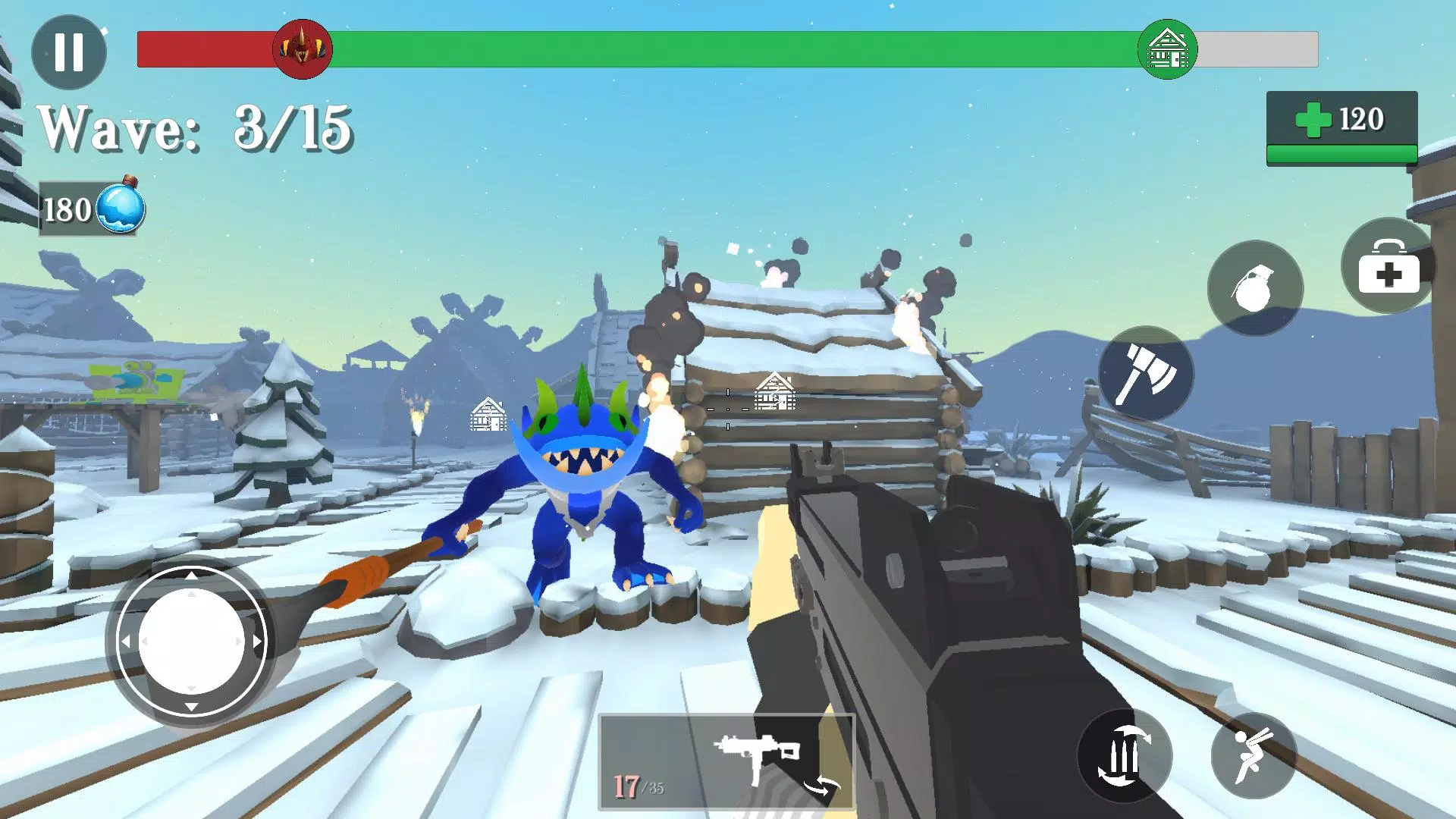 斯拉夫人VS蜥蜴：斯拉夫人的枪响