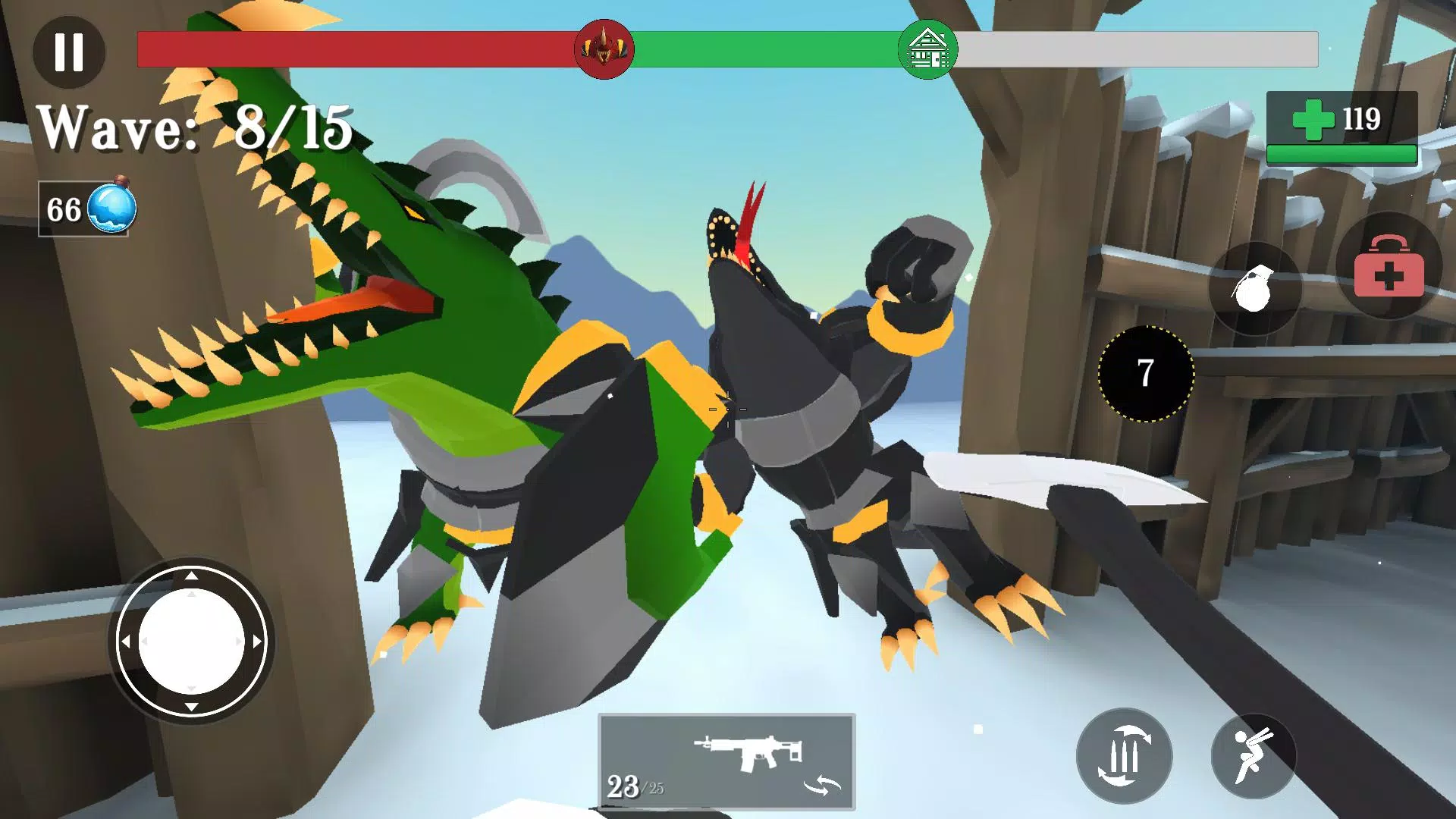 斯拉夫人VS蜥蜴：斯拉夫人的枪响