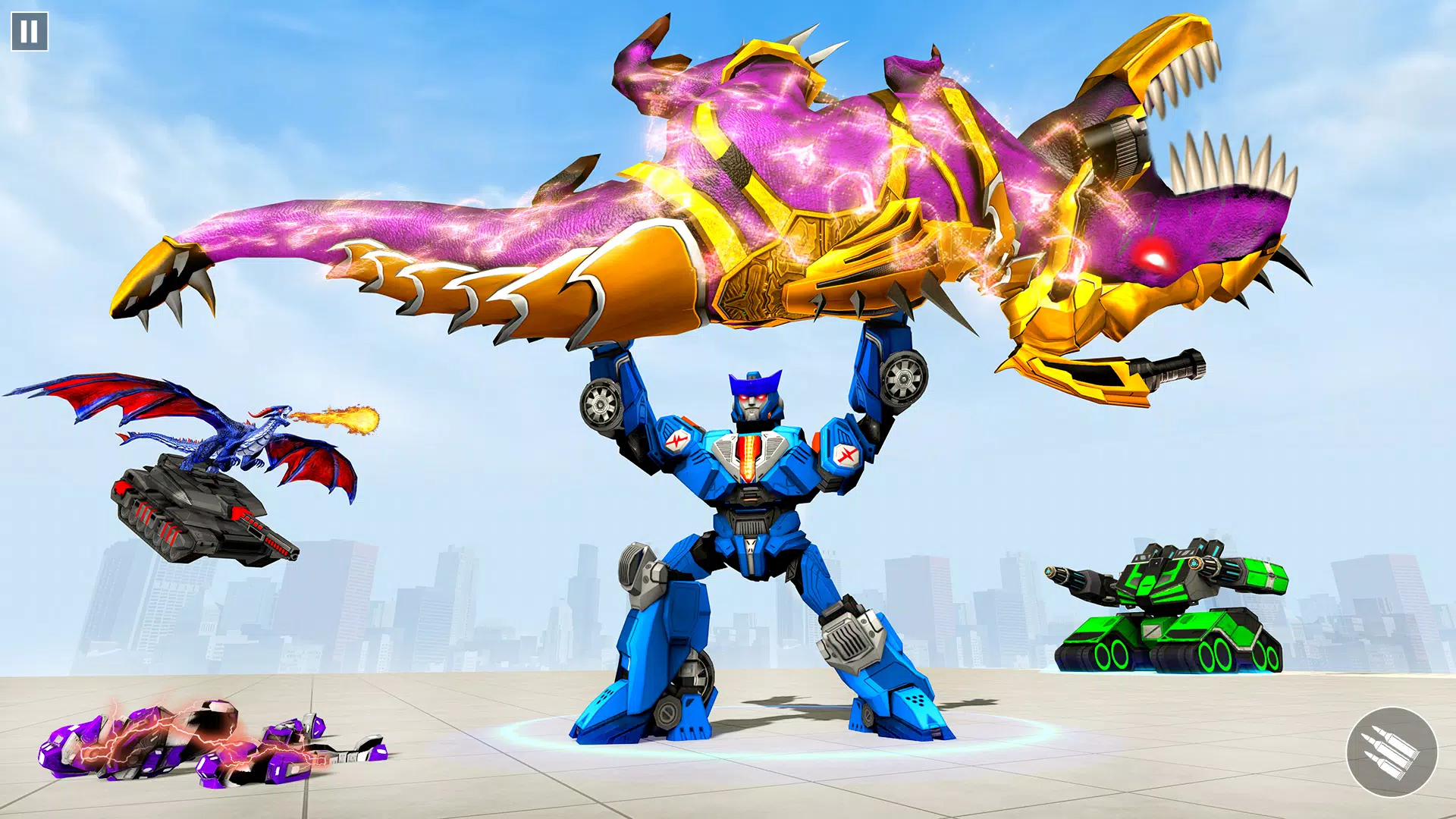 恐龙机器人汽车游戏:机器人游戏 恐龙机器人汽车游戏:机器人游戏