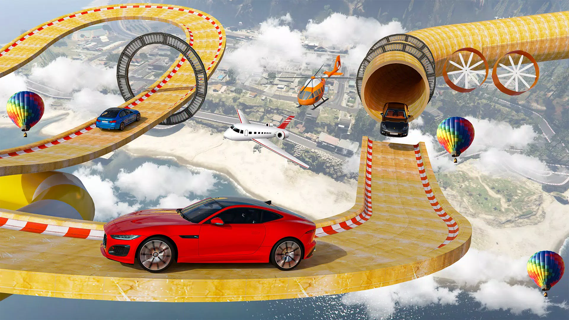 极限坡道特技汽车游戏 极限坡道特技汽车游戏