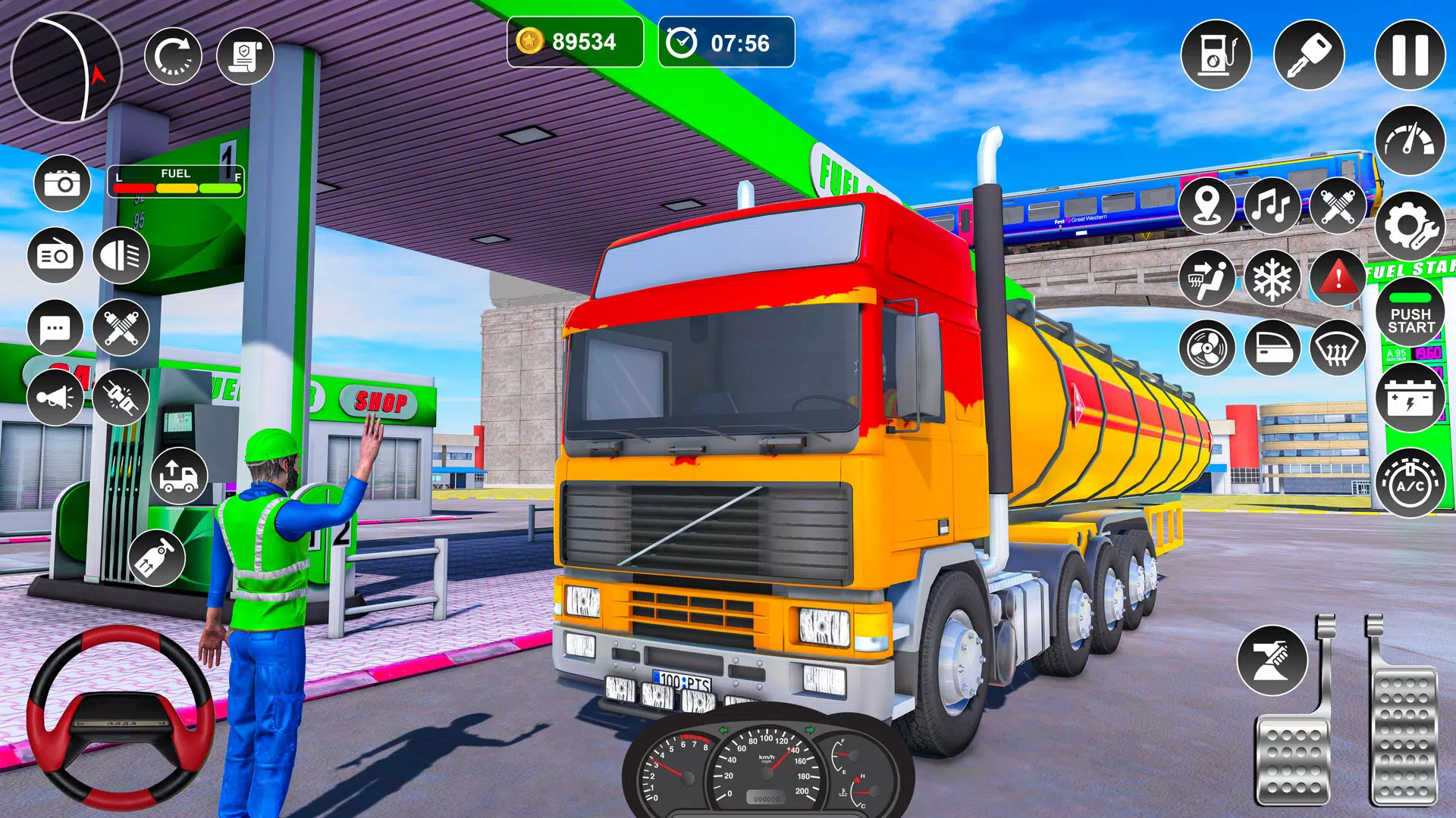 卡车驾驶模拟器。