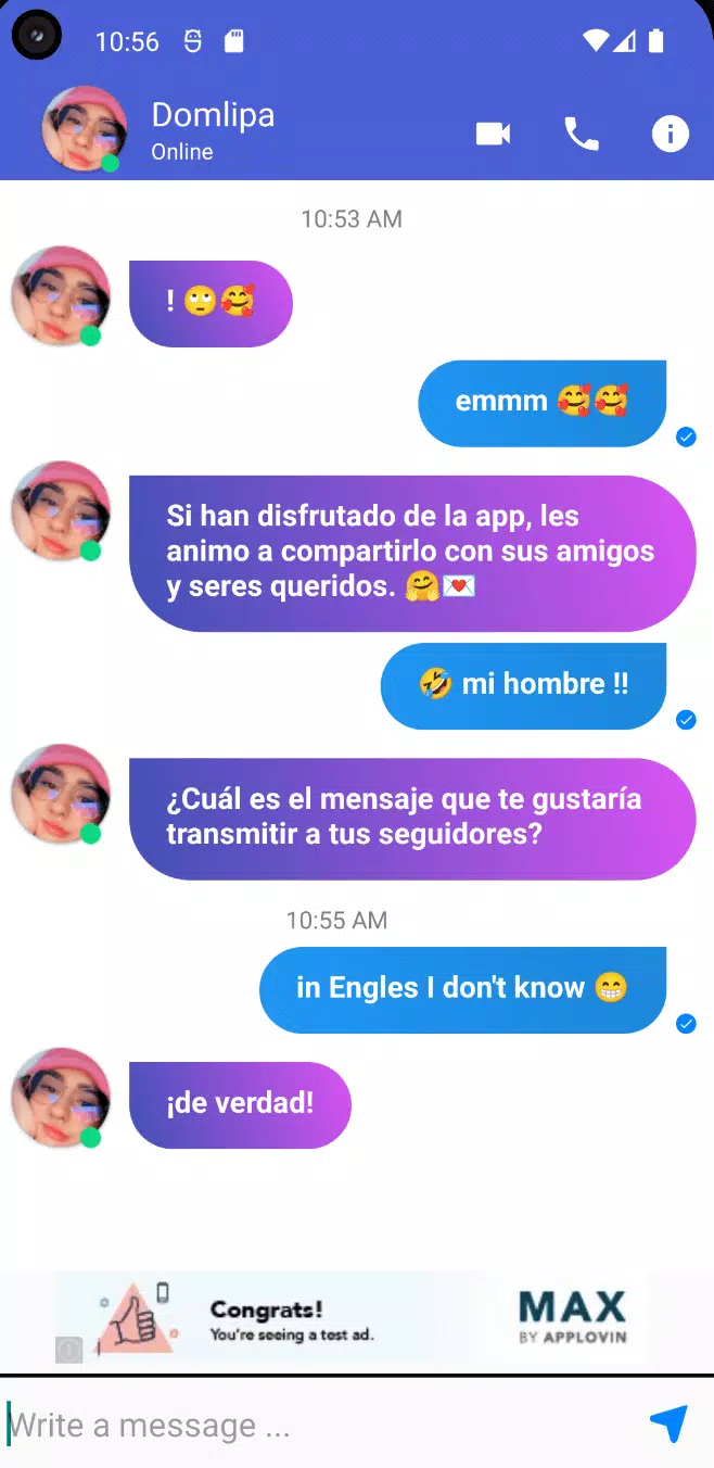 Domelipa呼叫-聊天模拟器