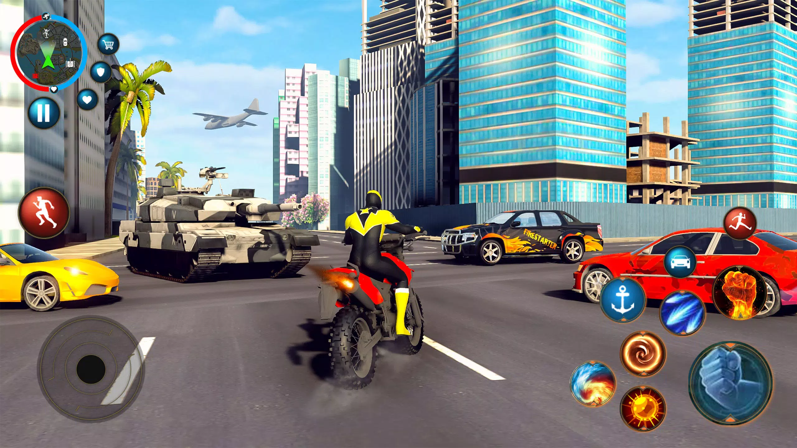 绳索英雄蜘蛛格斗游戏