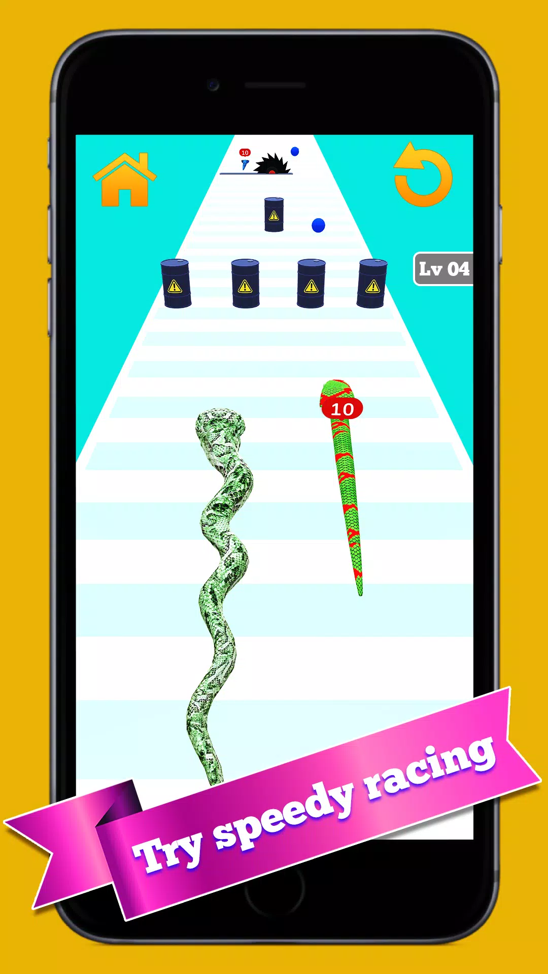 滑蛇趣味追逐跑