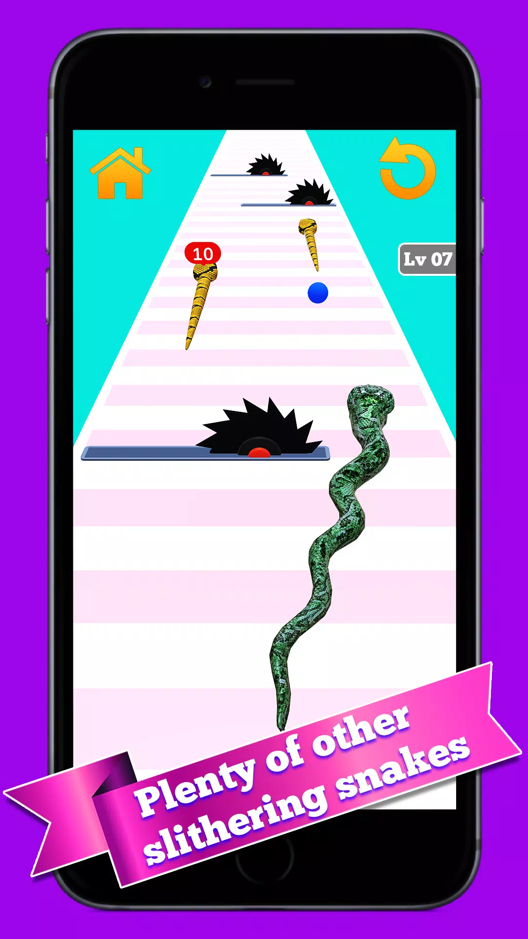 滑蛇趣味追逐跑