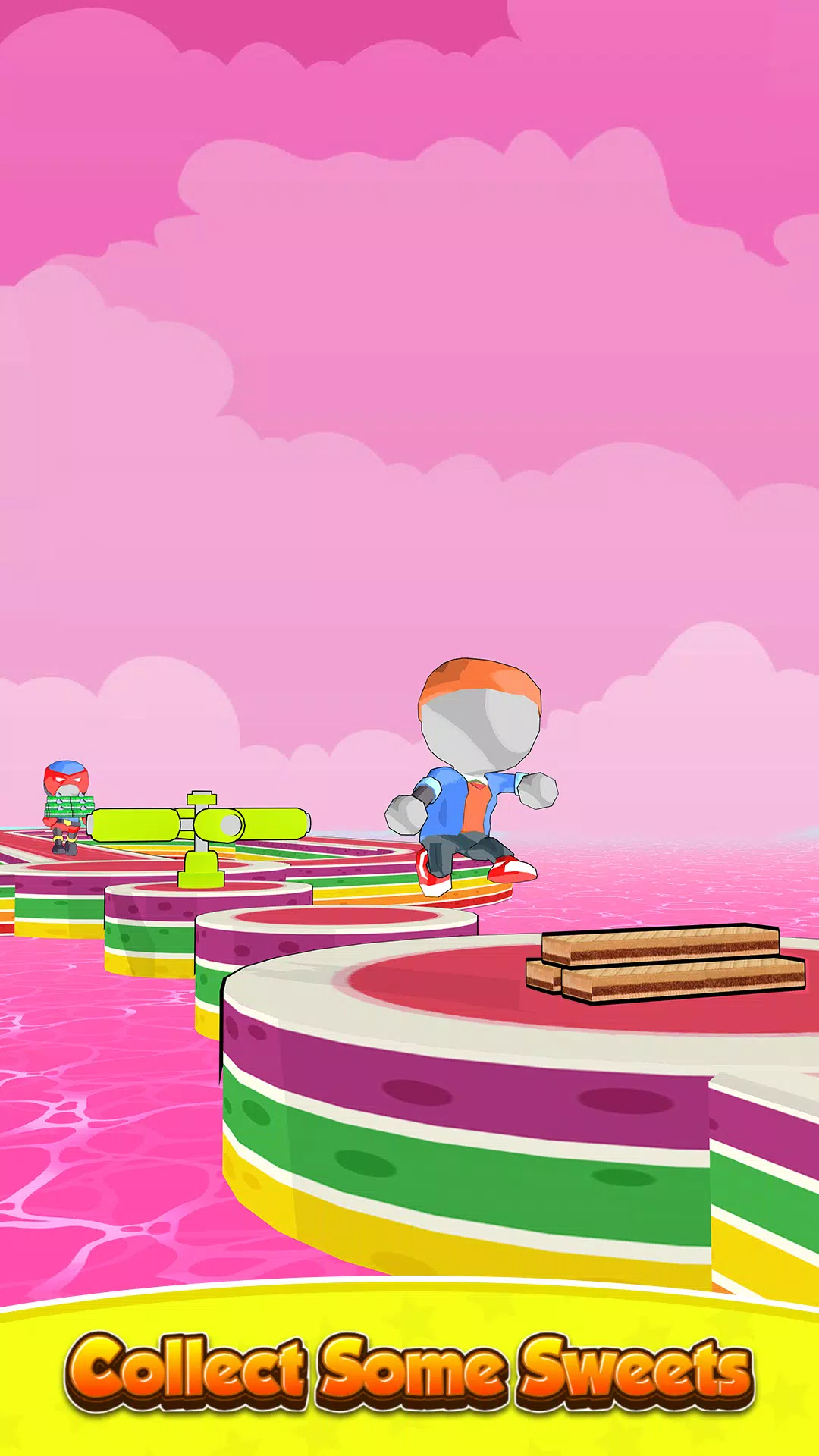 趣味蛋糕跑酷：赛车游戏