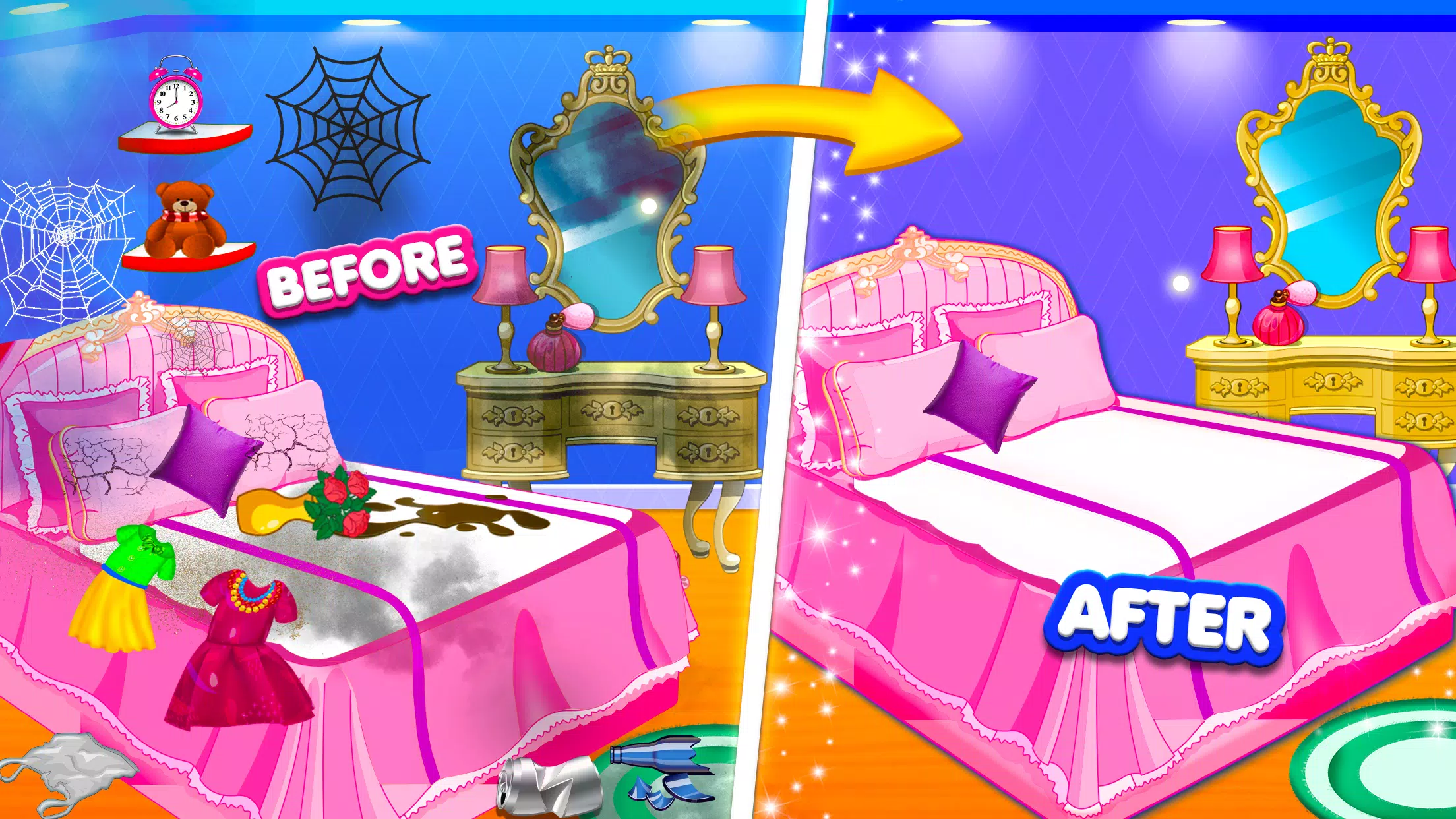 娃娃屋改造：上门维修和清洁游戏