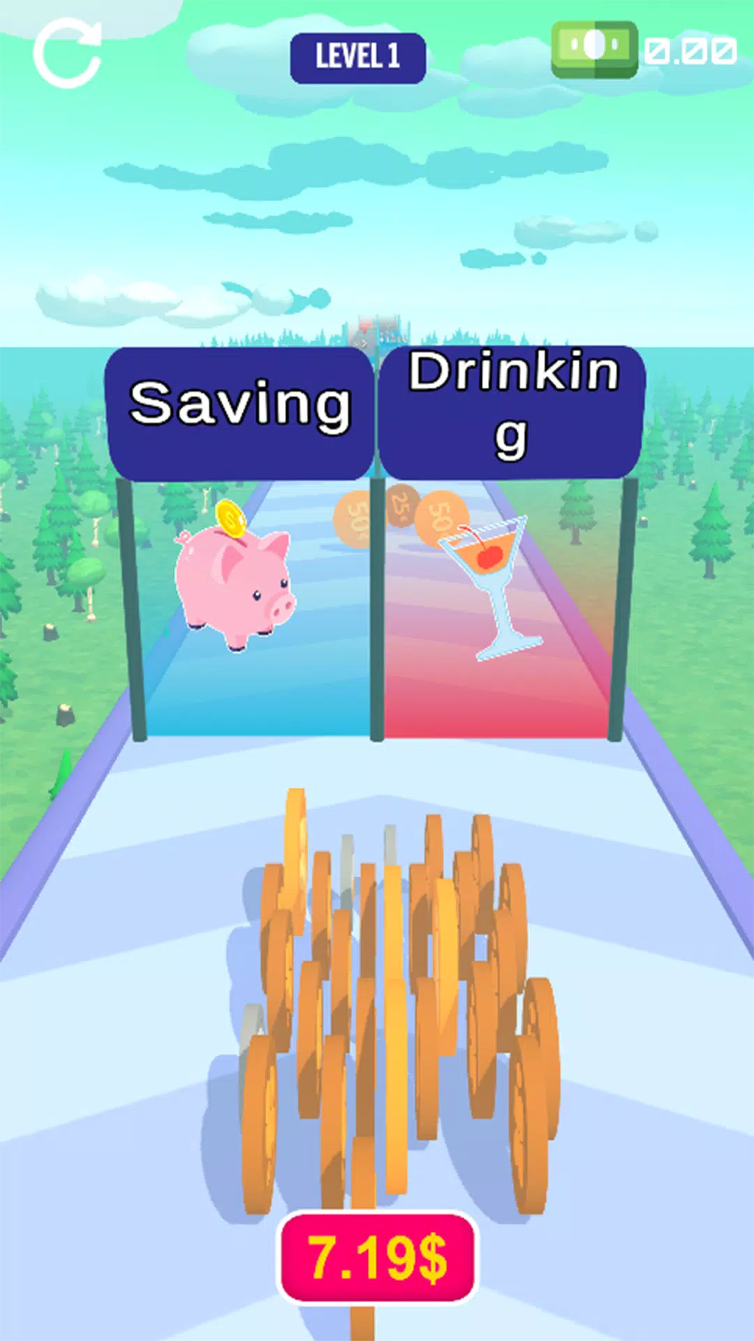 Coin Run 3D-Money Runner