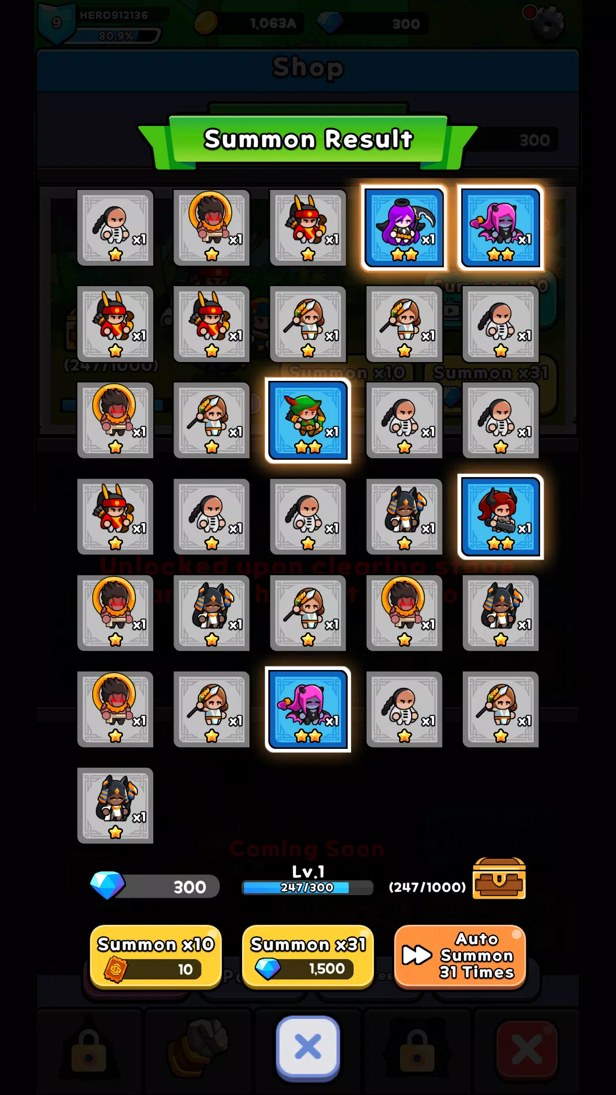 隆隆军团：口袋英雄