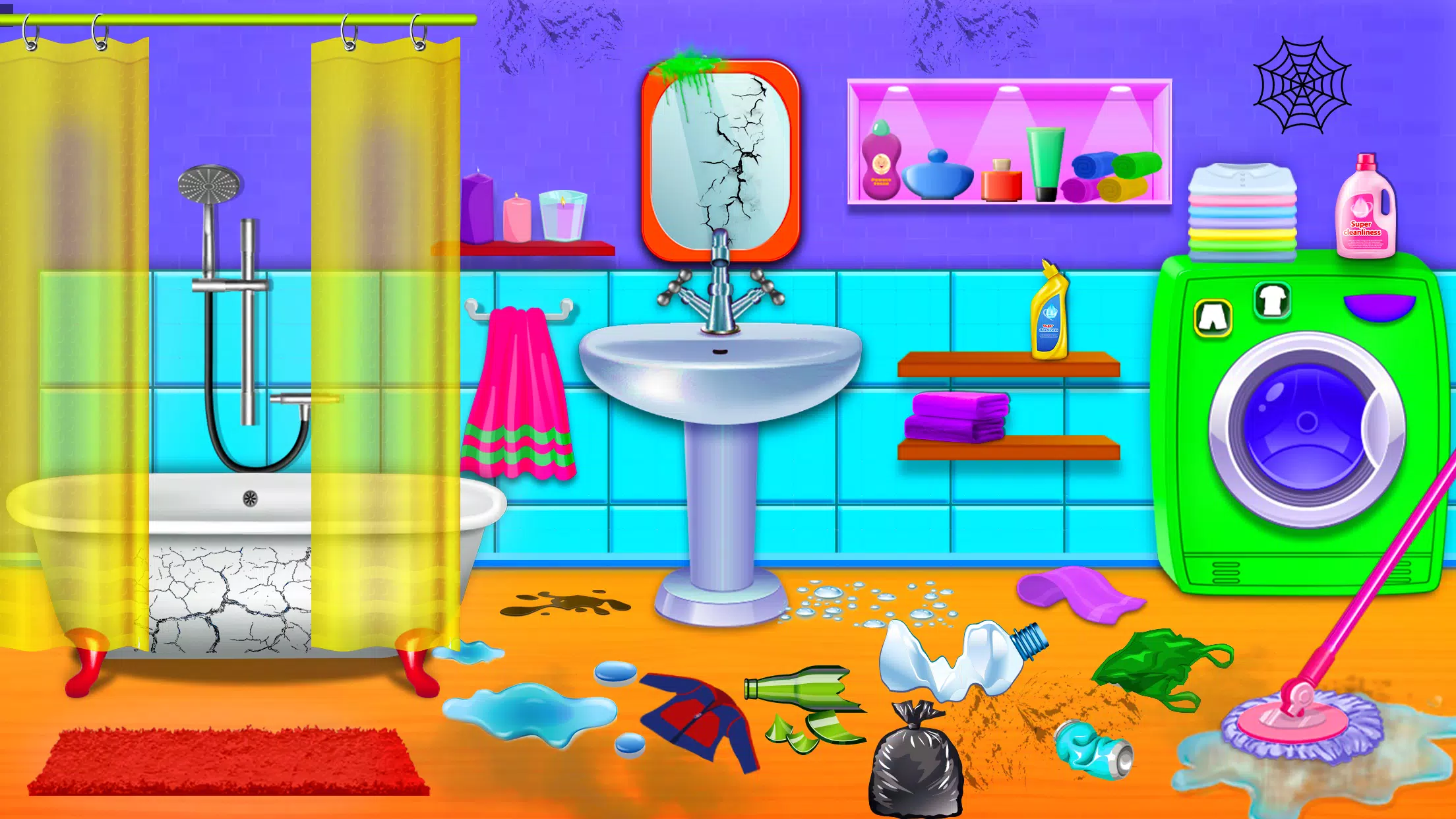 娃娃屋改造：上门维修和清洁游戏