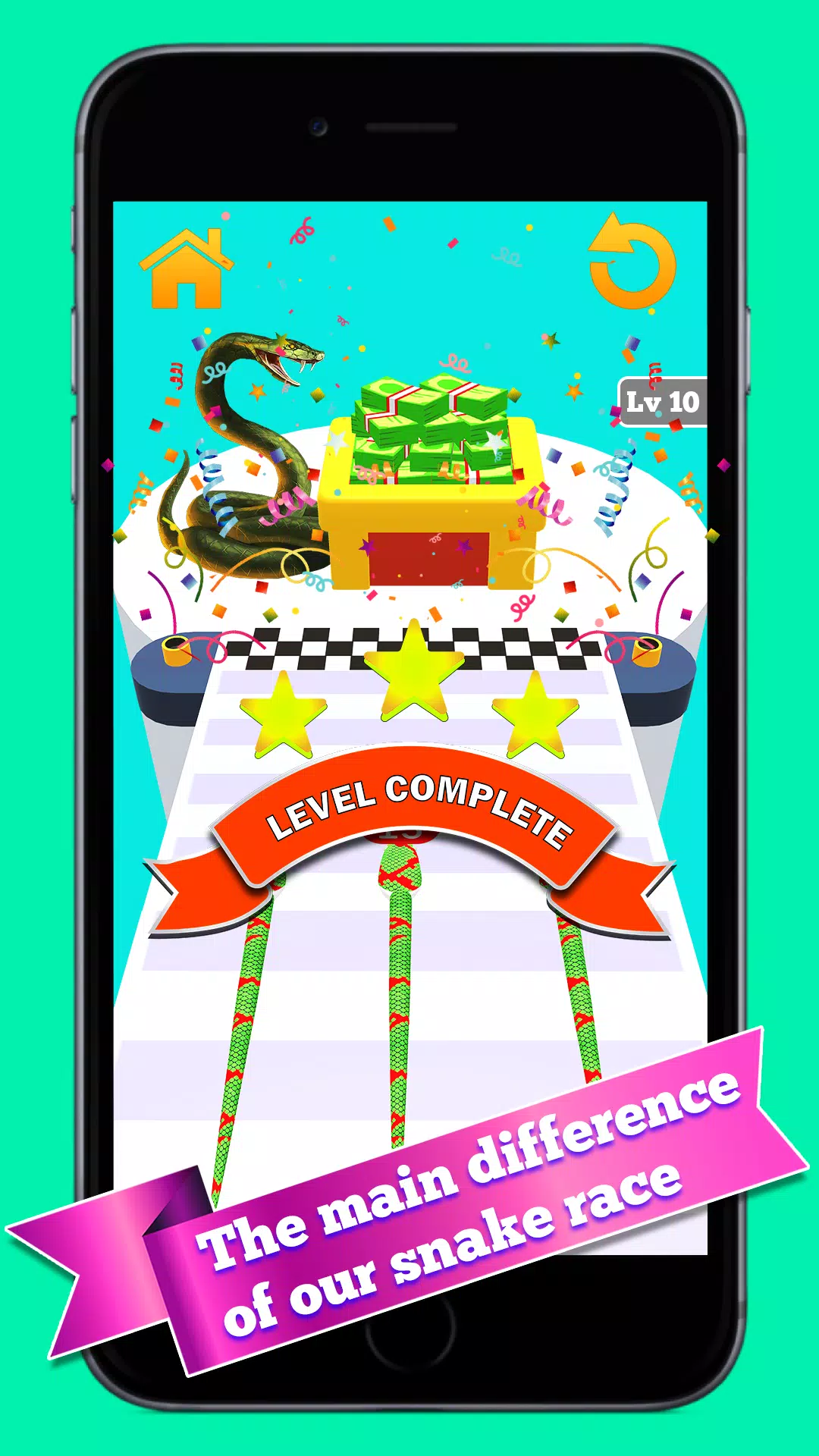 滑蛇趣味追逐跑