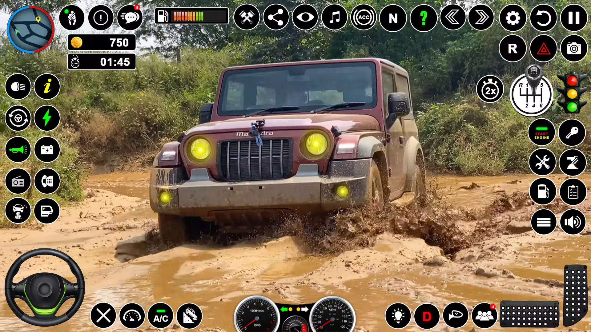 森林 吉普车 驾驶 吉普车 游戏 森林 吉普车 驾驶 吉普车 游戏