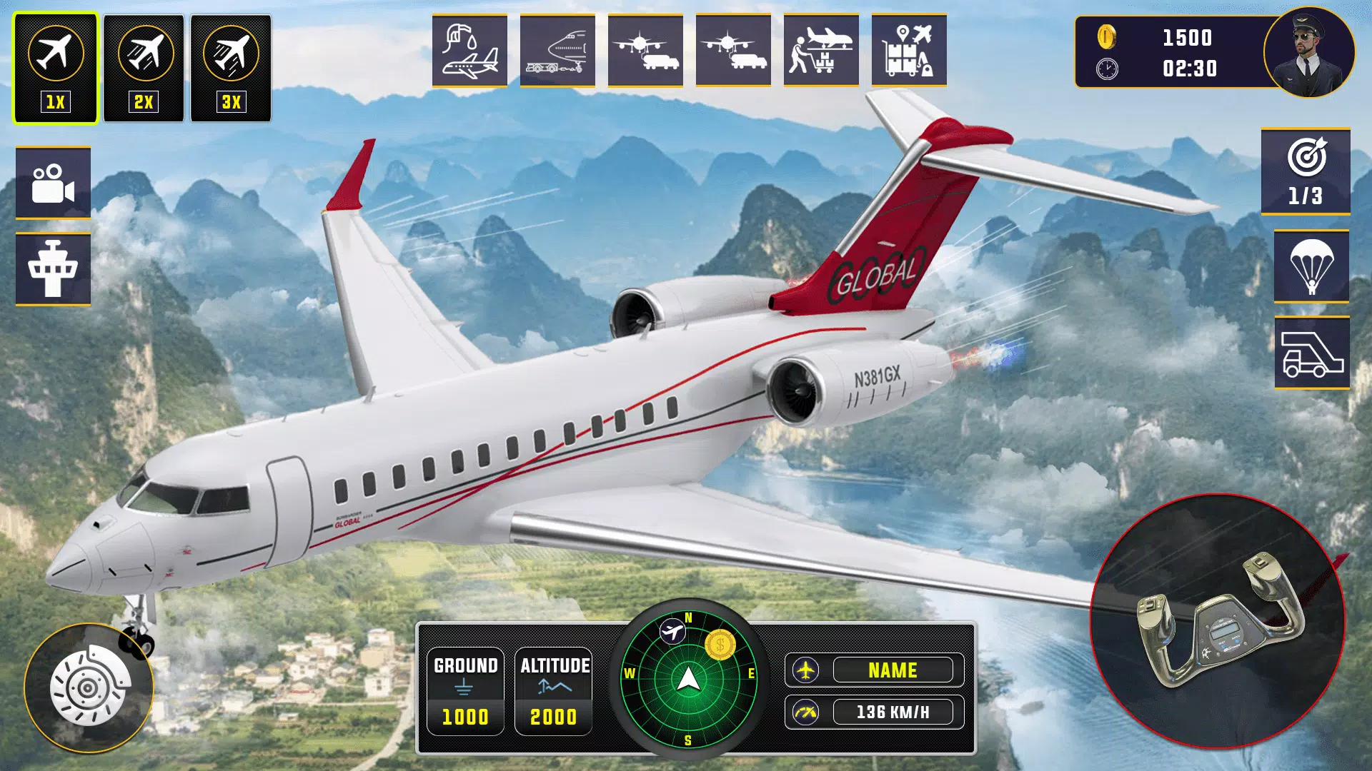 飞机飞行员模拟器游戏 飞机飞行员模拟器游戏