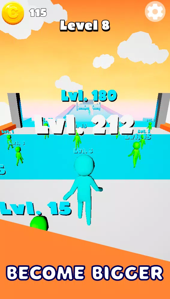 尺寸人-放大跑步游戏