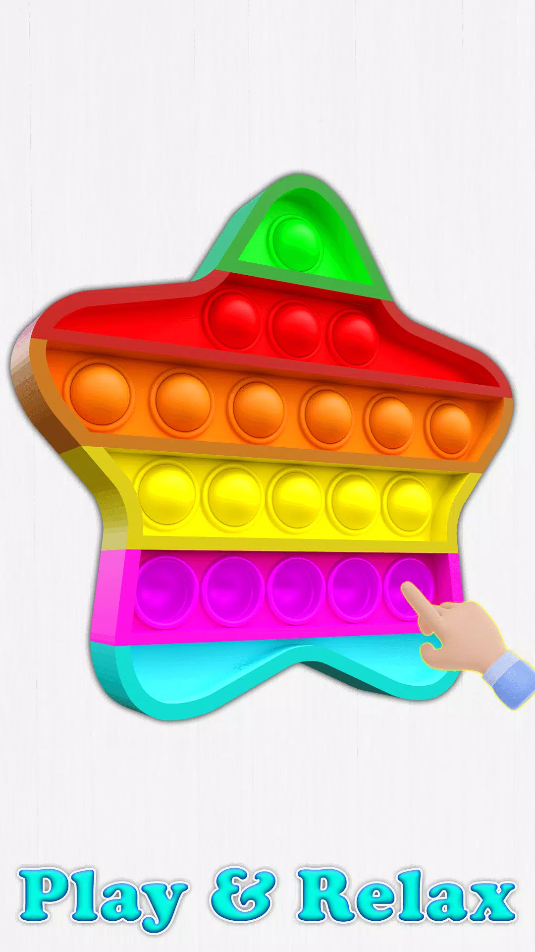 Pop-It Fidget 3D ASMR玩具 Pop-It Fidget 3D ASMR玩具