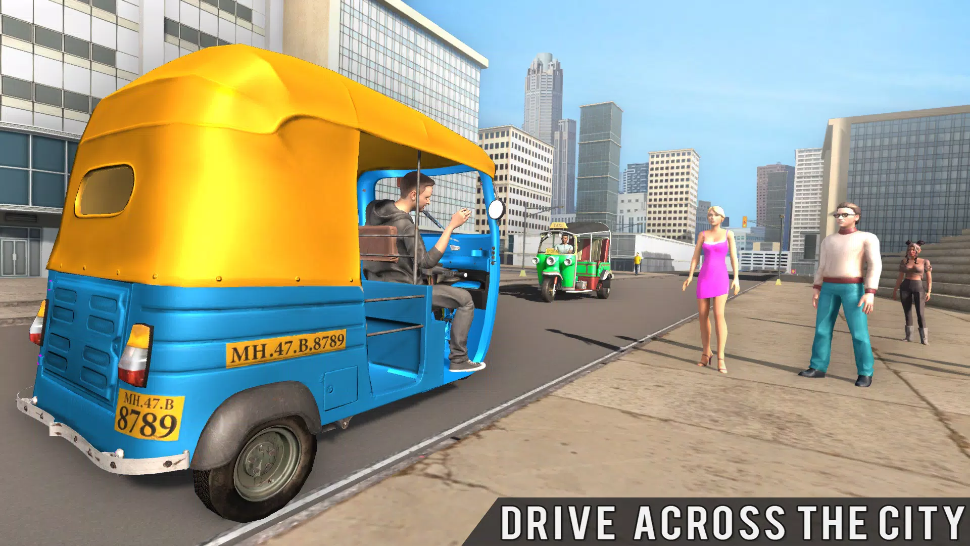 三轮车 笃笃 汽车 黄包车