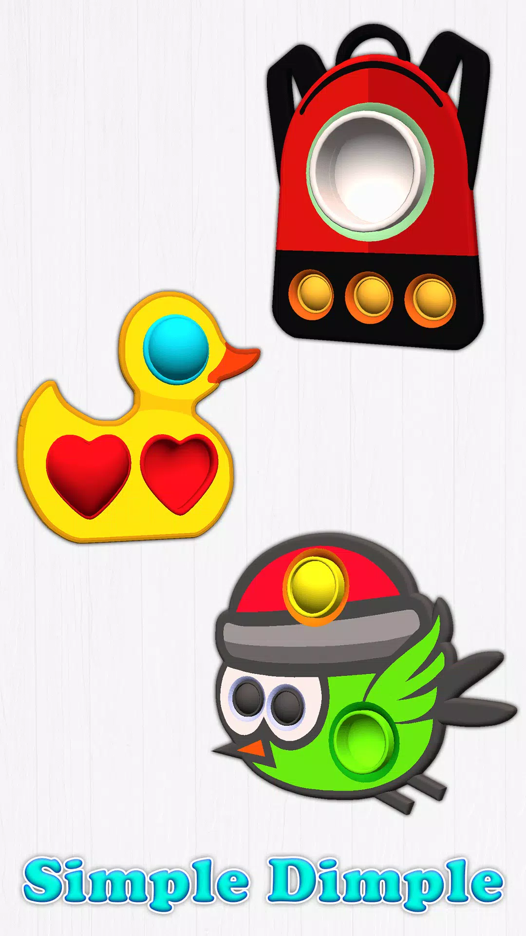 Pop-It Fidget 3D ASMR玩具 Pop-It Fidget 3D ASMR玩具