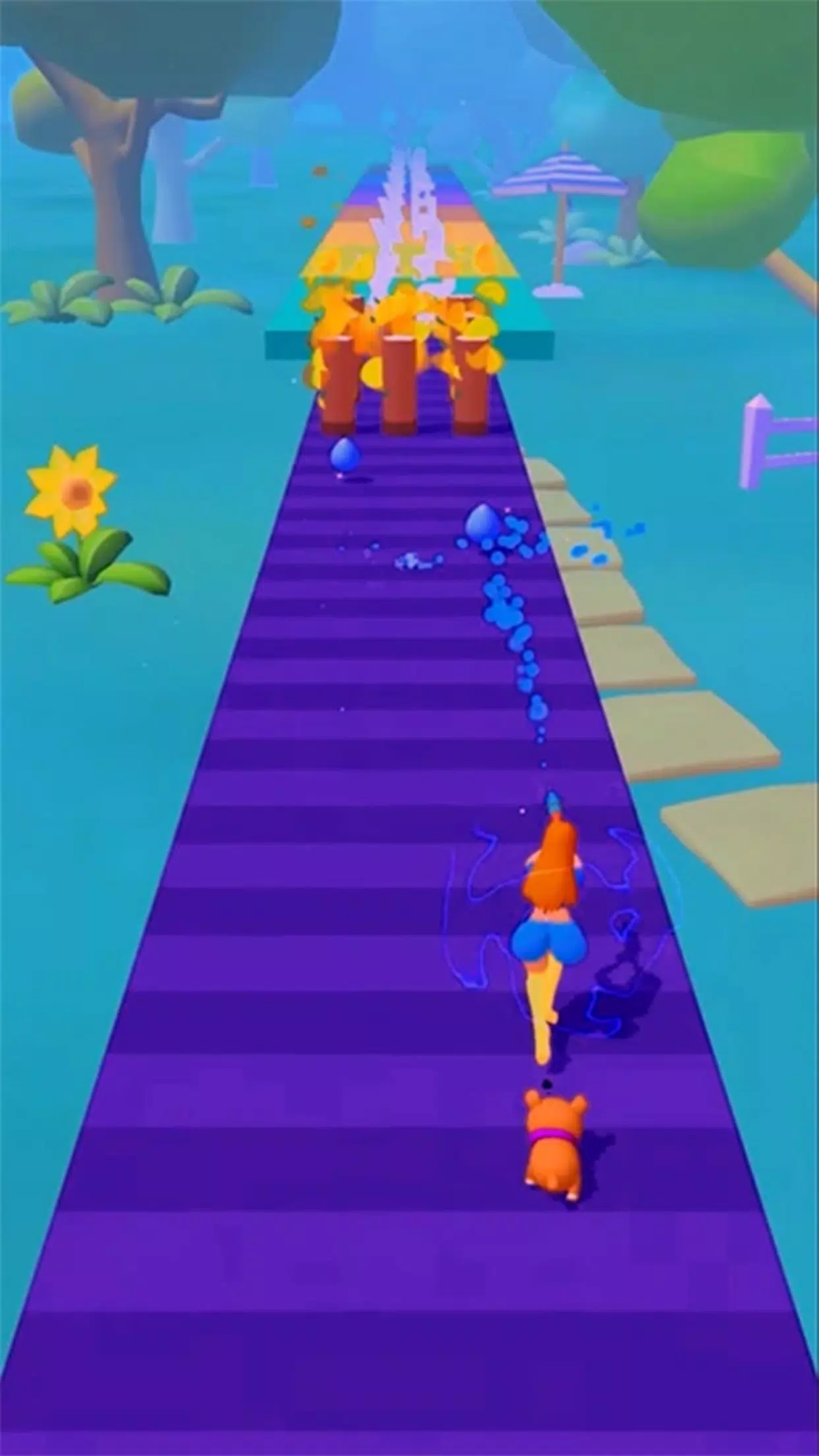 花园女孩软管跑 花园女孩软管跑