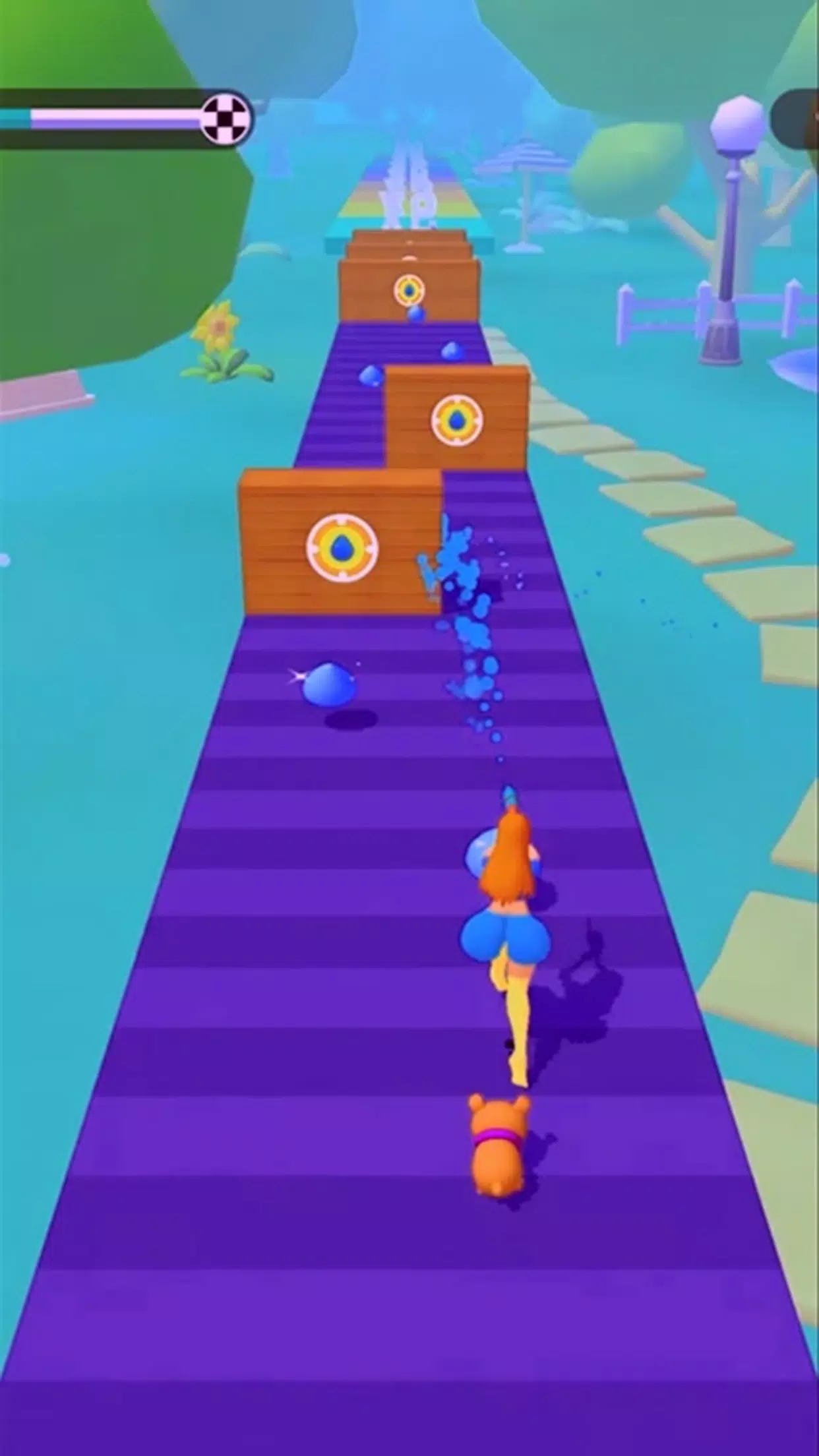 花园女孩软管跑 花园女孩软管跑