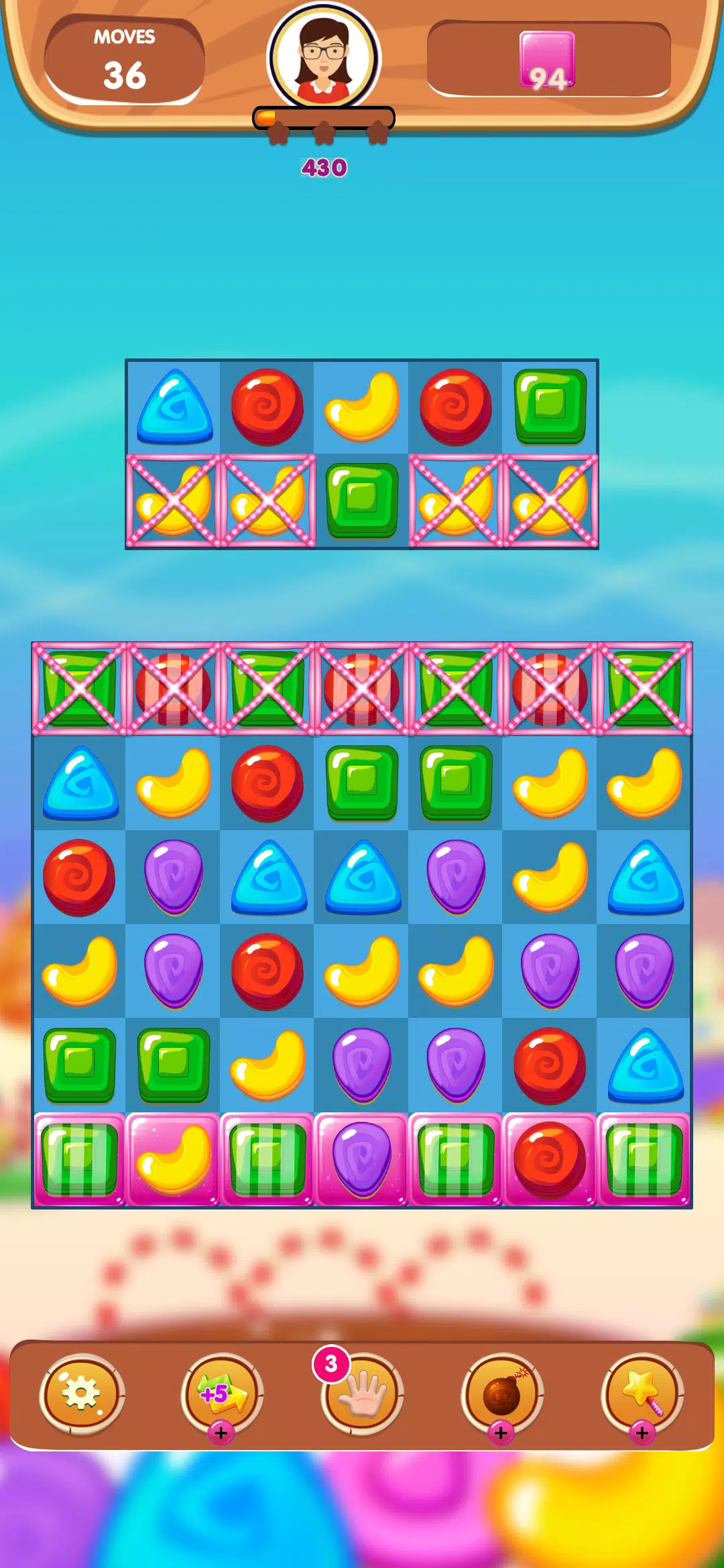 糖果甜蜜吉姆 - 糖果粉碎 糖果甜蜜吉姆 - 糖果粉碎