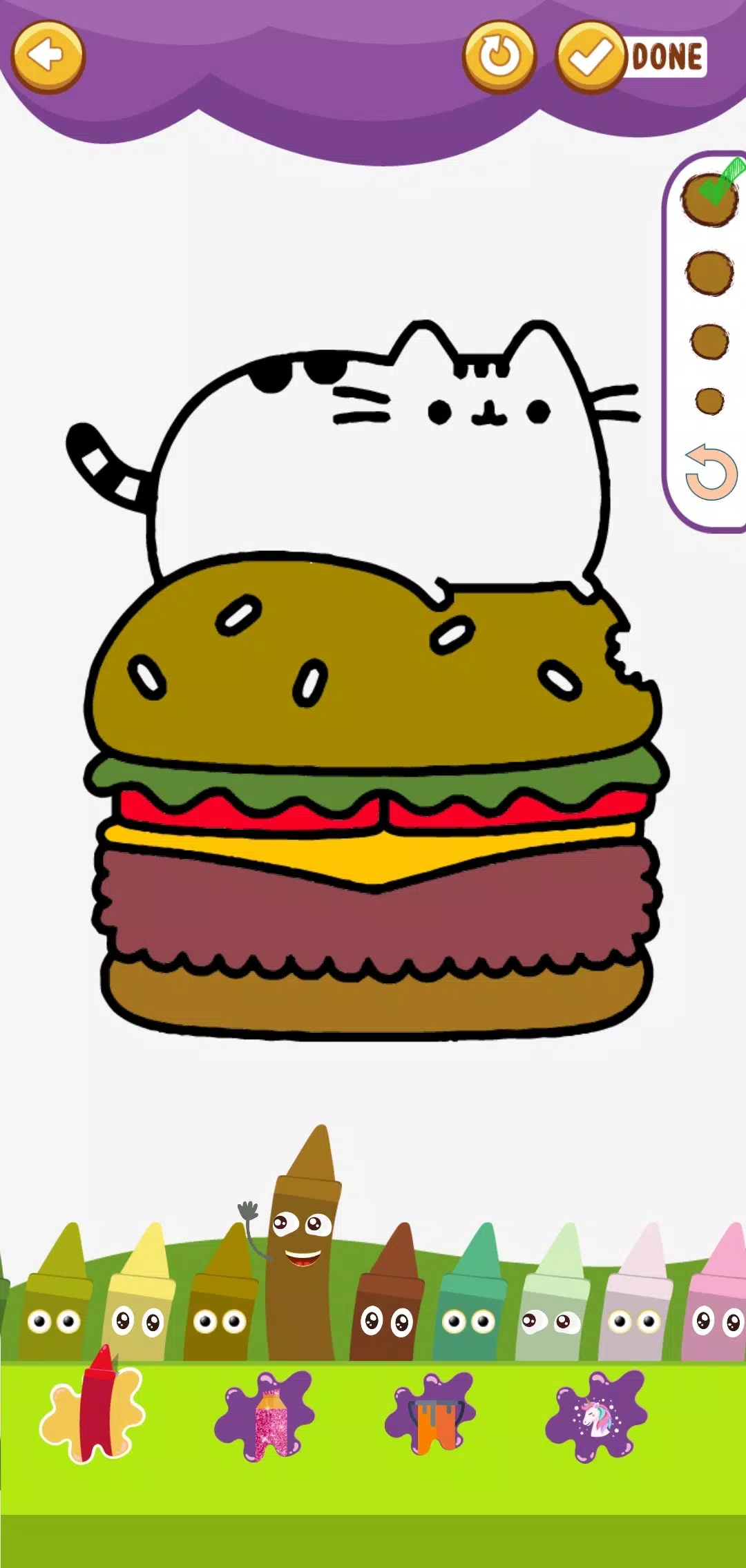 着色可爱的闪光 着色可爱的闪光