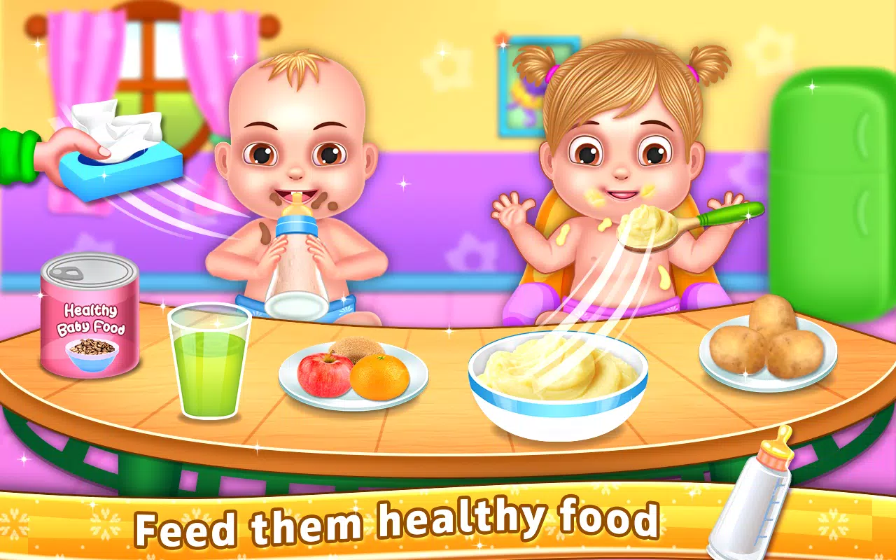 我的新生儿双胞胎婴儿护理2