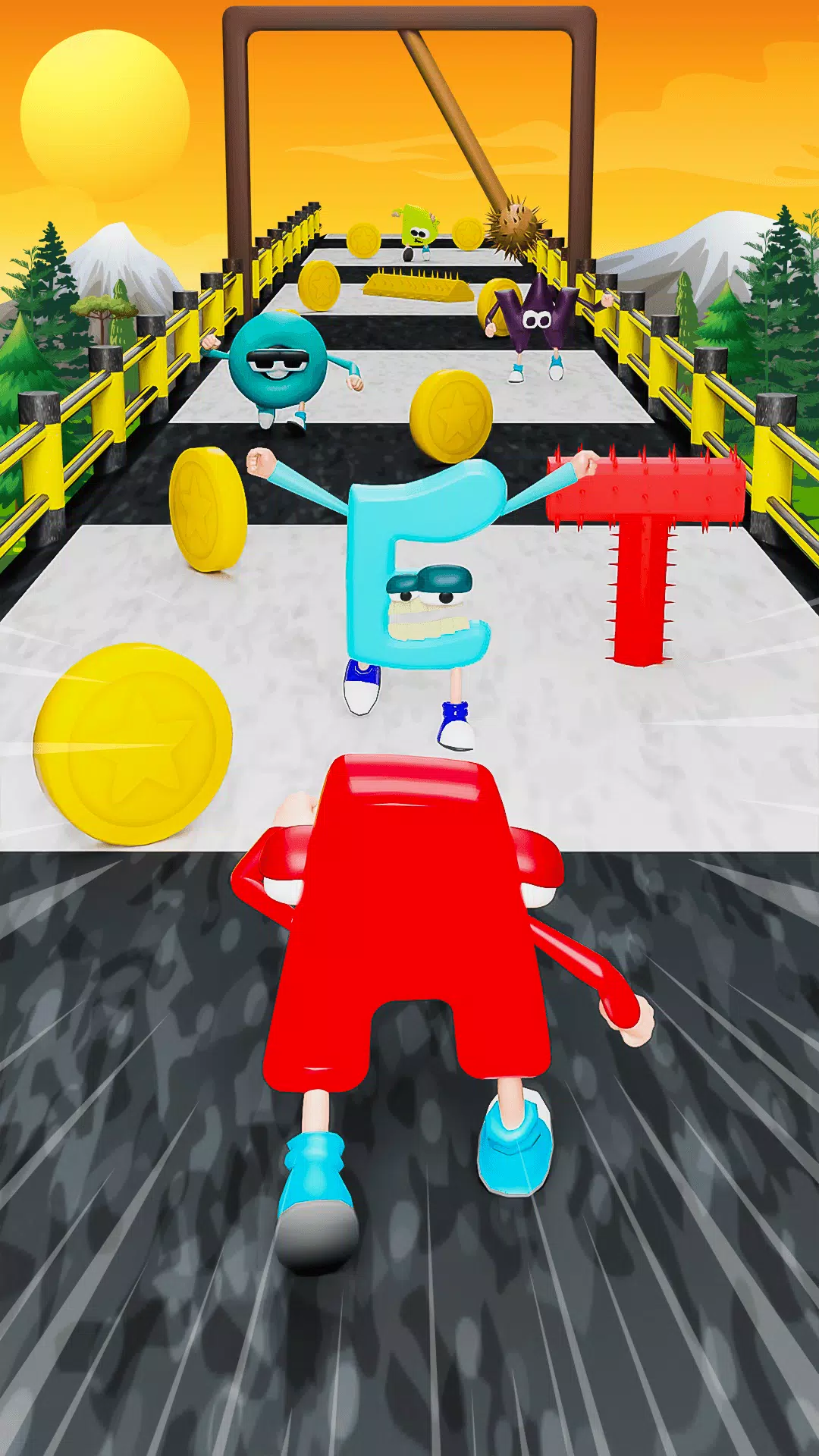 Alphabet Runner 3D ABC比赛 Alphabet Runner 3D ABC比赛