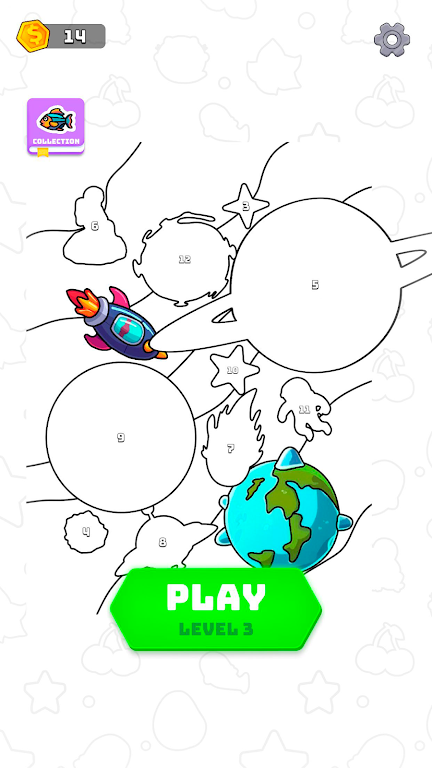 坚果类：贴纸六角拼图