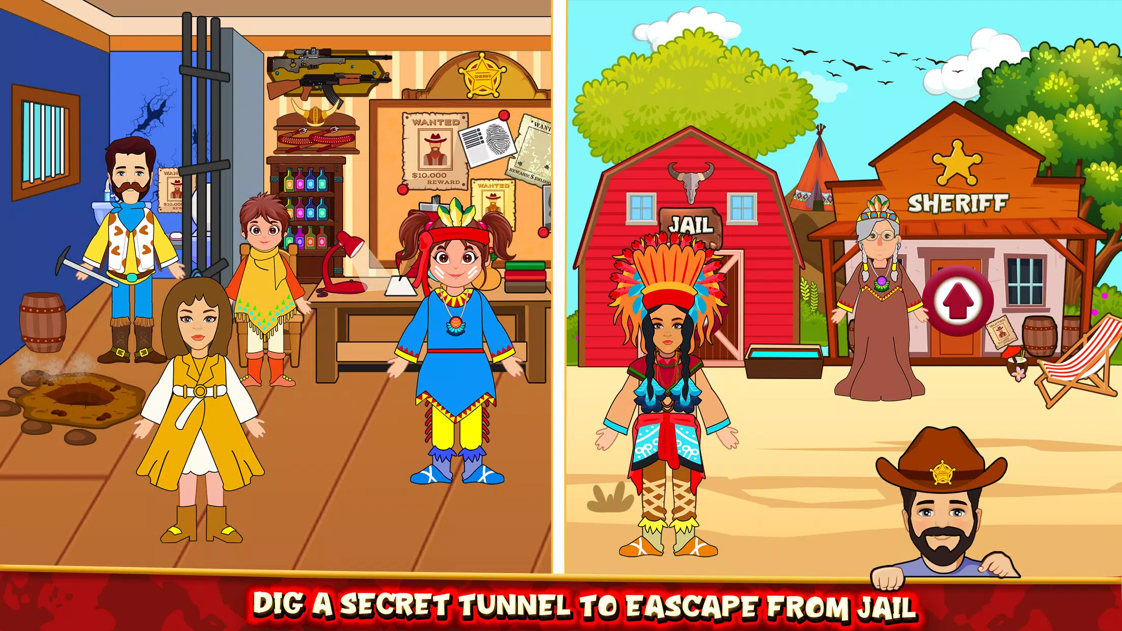 假装小镇牛仔农舍