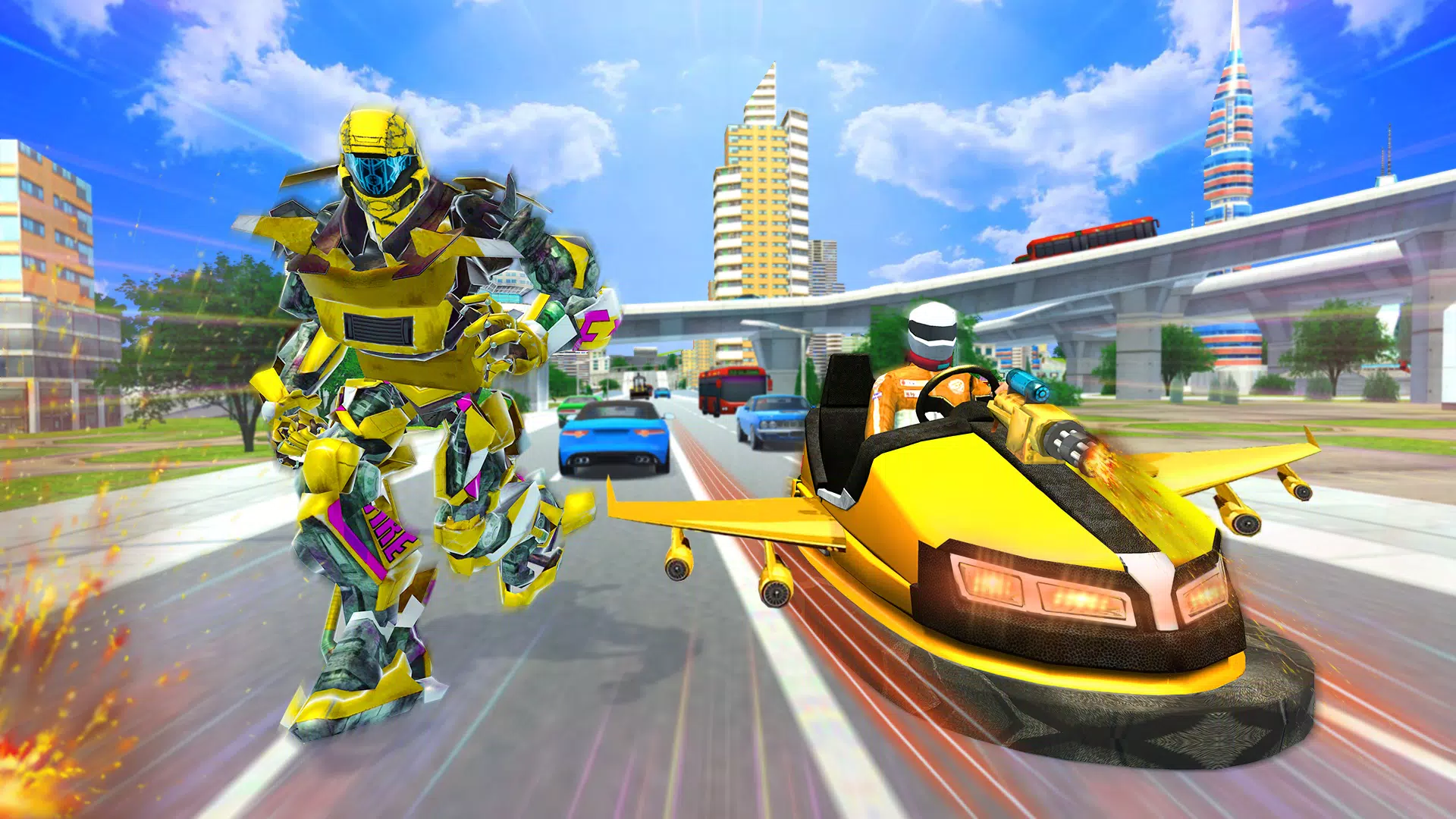 碰碰车机器人射击游戏 碰碰车机器人射击游戏