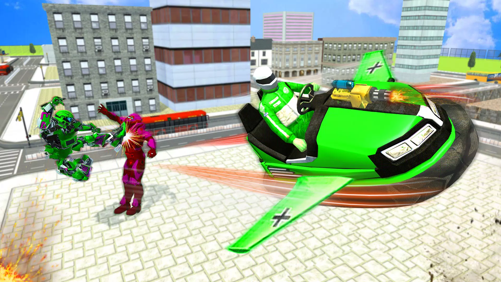 碰碰车机器人射击游戏 碰碰车机器人射击游戏